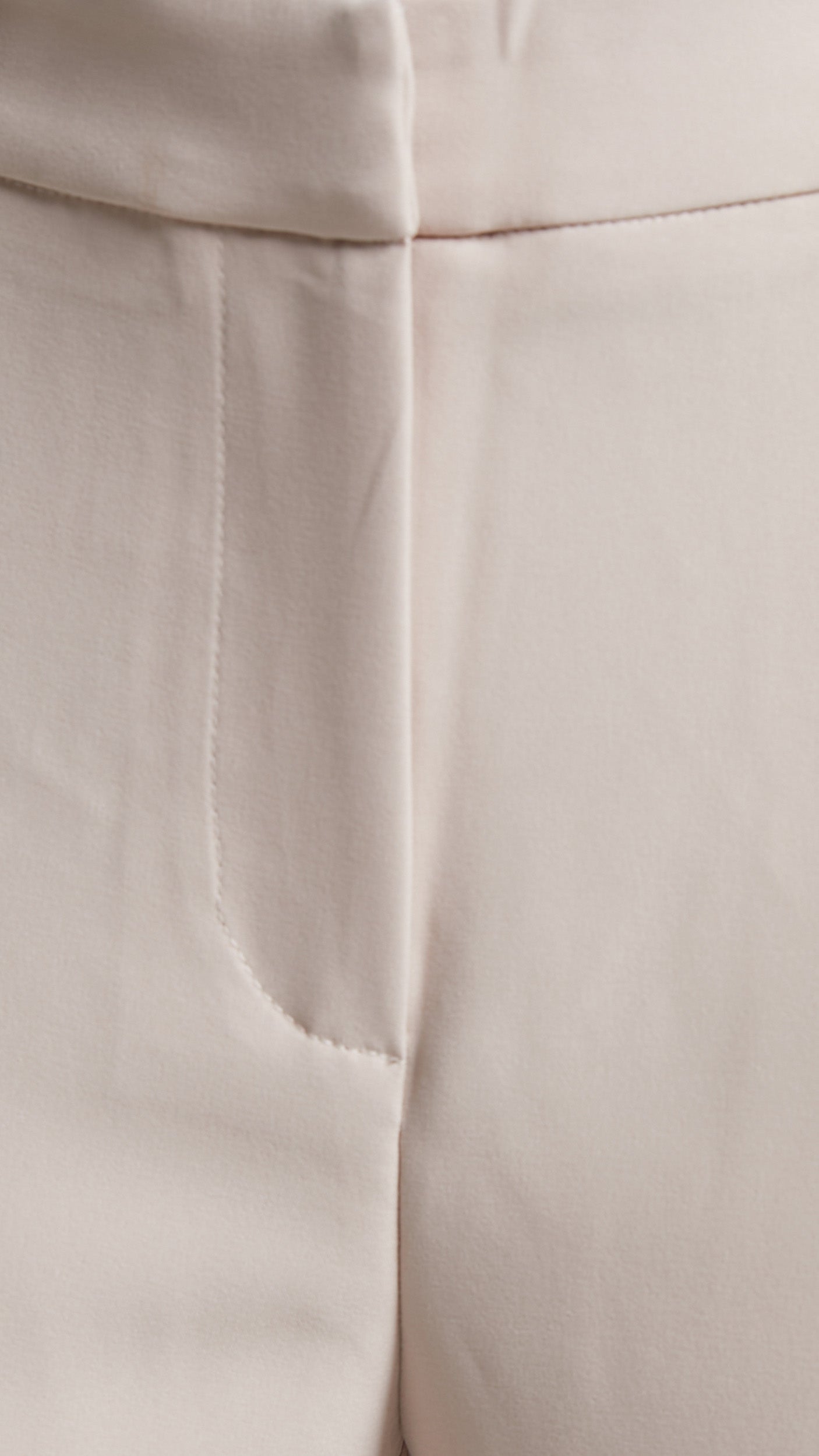 Lorena Trousers - High Waisted Flared Trousers in Stone