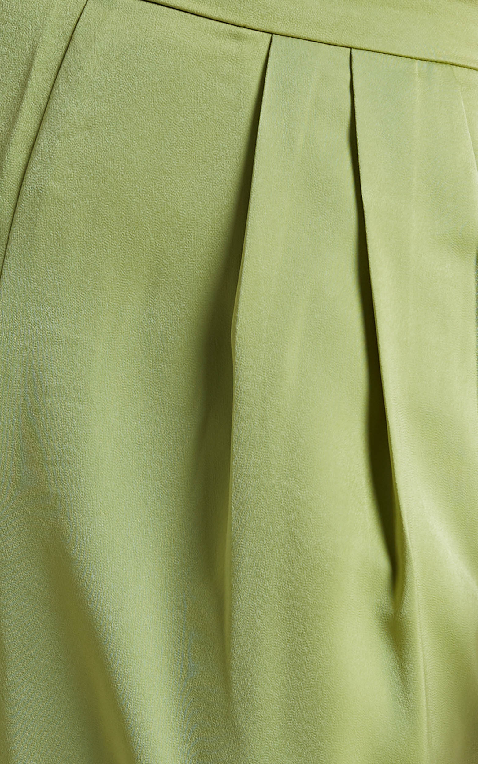 Lucine Halter Crop Top and Tailored Jogger Pants Two Piece Set in Green
