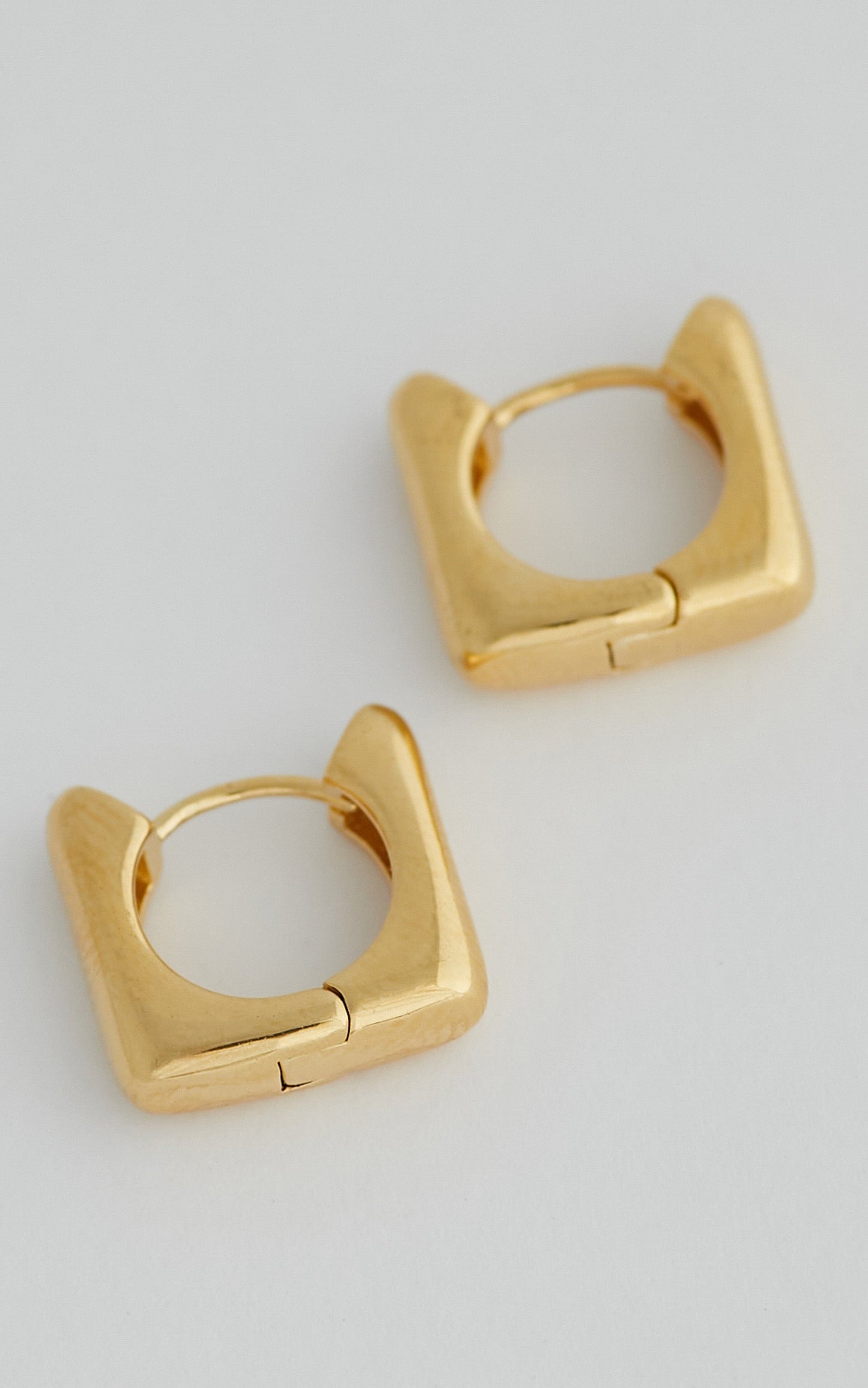 Luv AJ - Art Deco Huggies in Gold