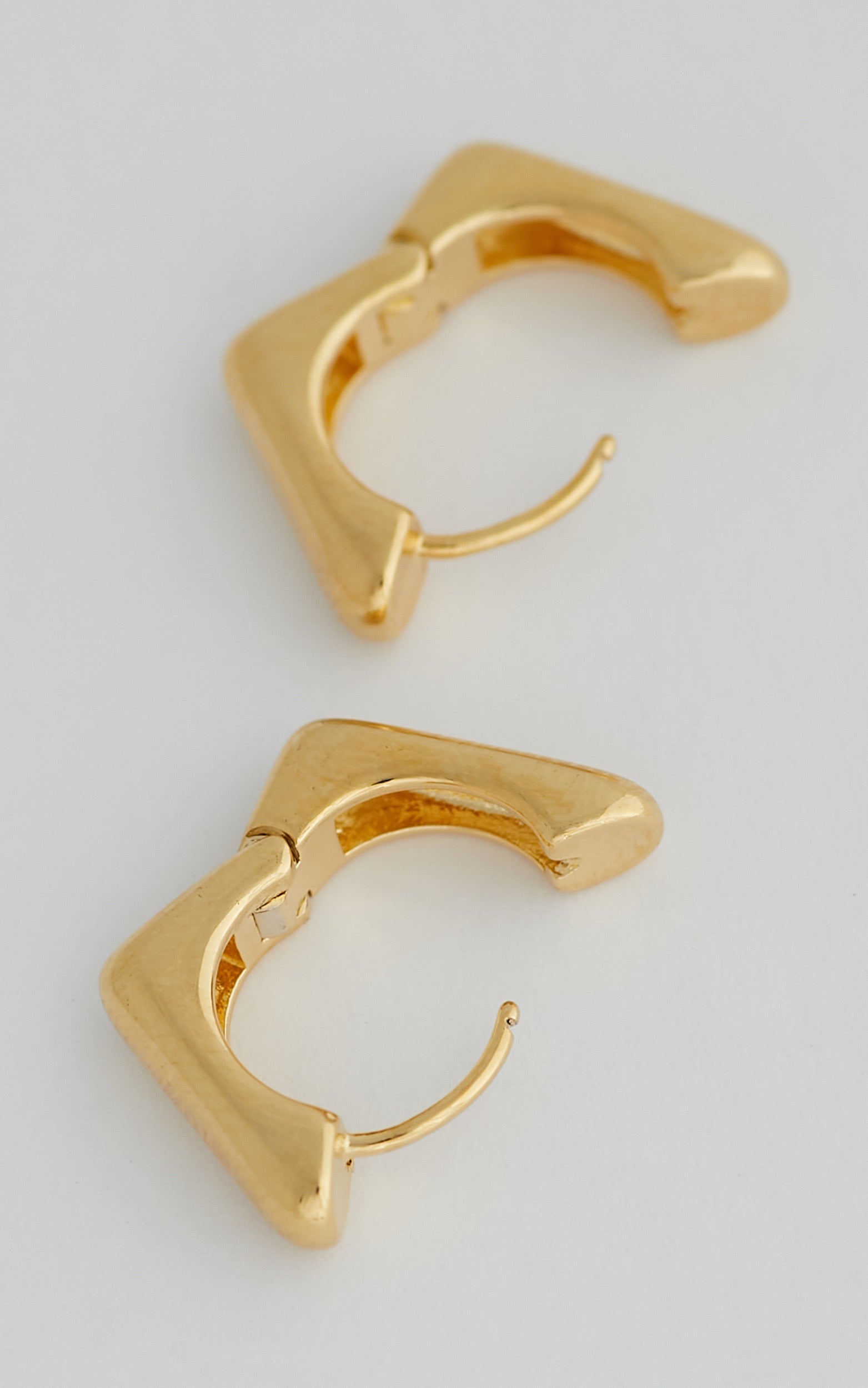 Luv AJ - Art Deco Huggies in Gold