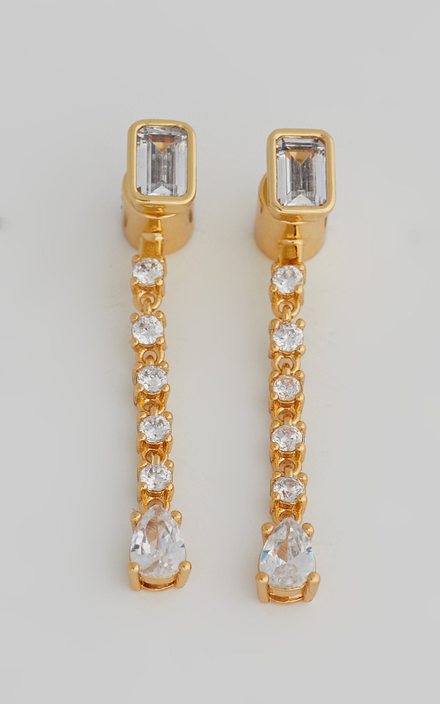 Luv AJ - Sylvie Stone Drop Studs in Gold