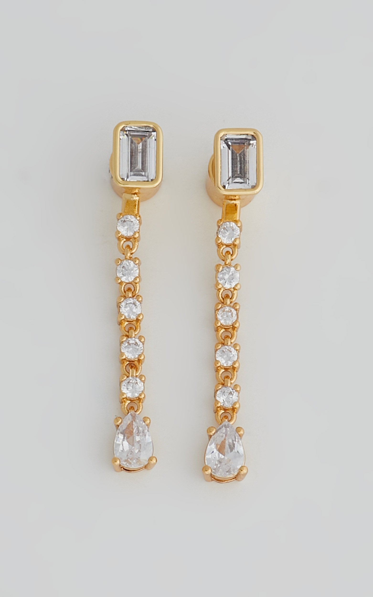 Luv AJ - Sylvie Stone Drop Studs in Gold