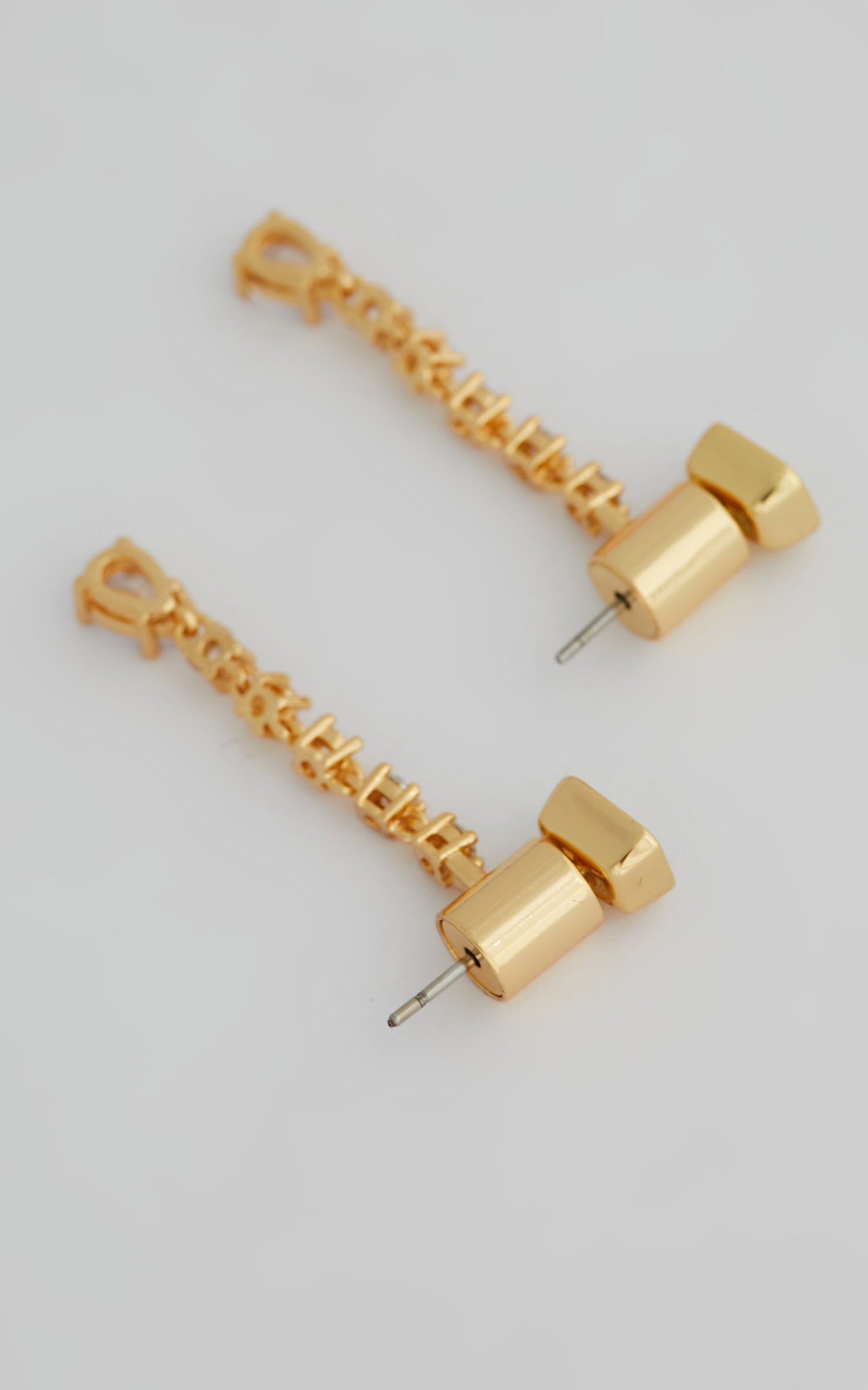 Luv AJ - Sylvie Stone Drop Studs in Gold