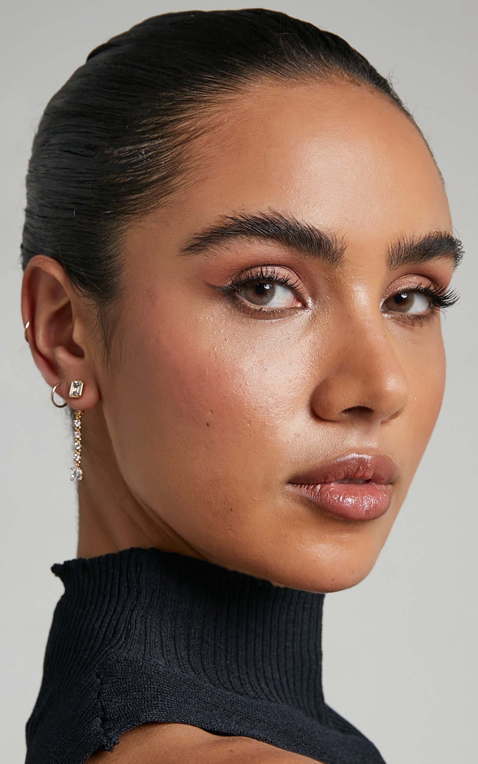 Luv AJ - Sylvie Stone Drop Studs in Gold