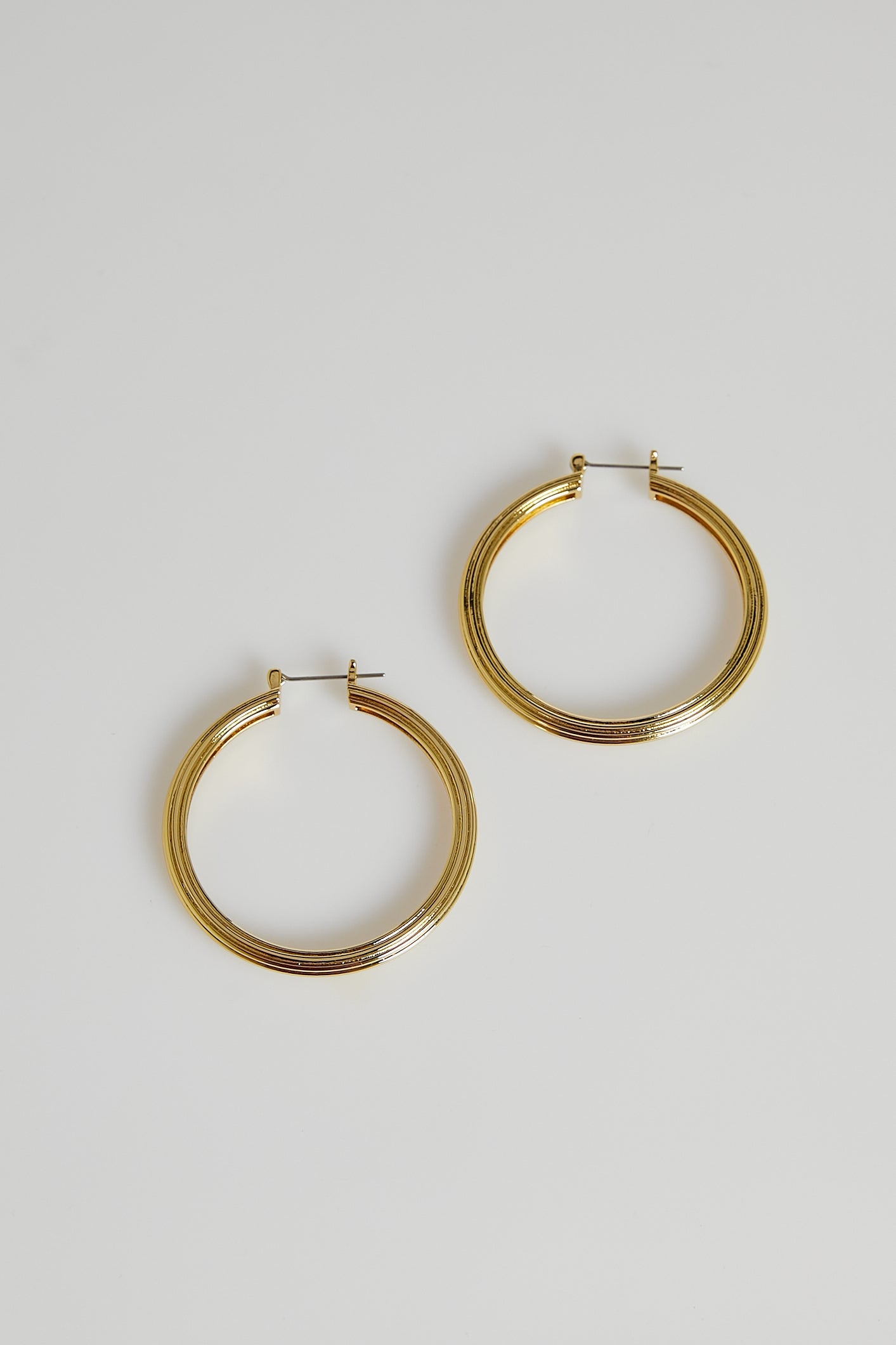 Luv AJ - XL Cher Hoops in Gold