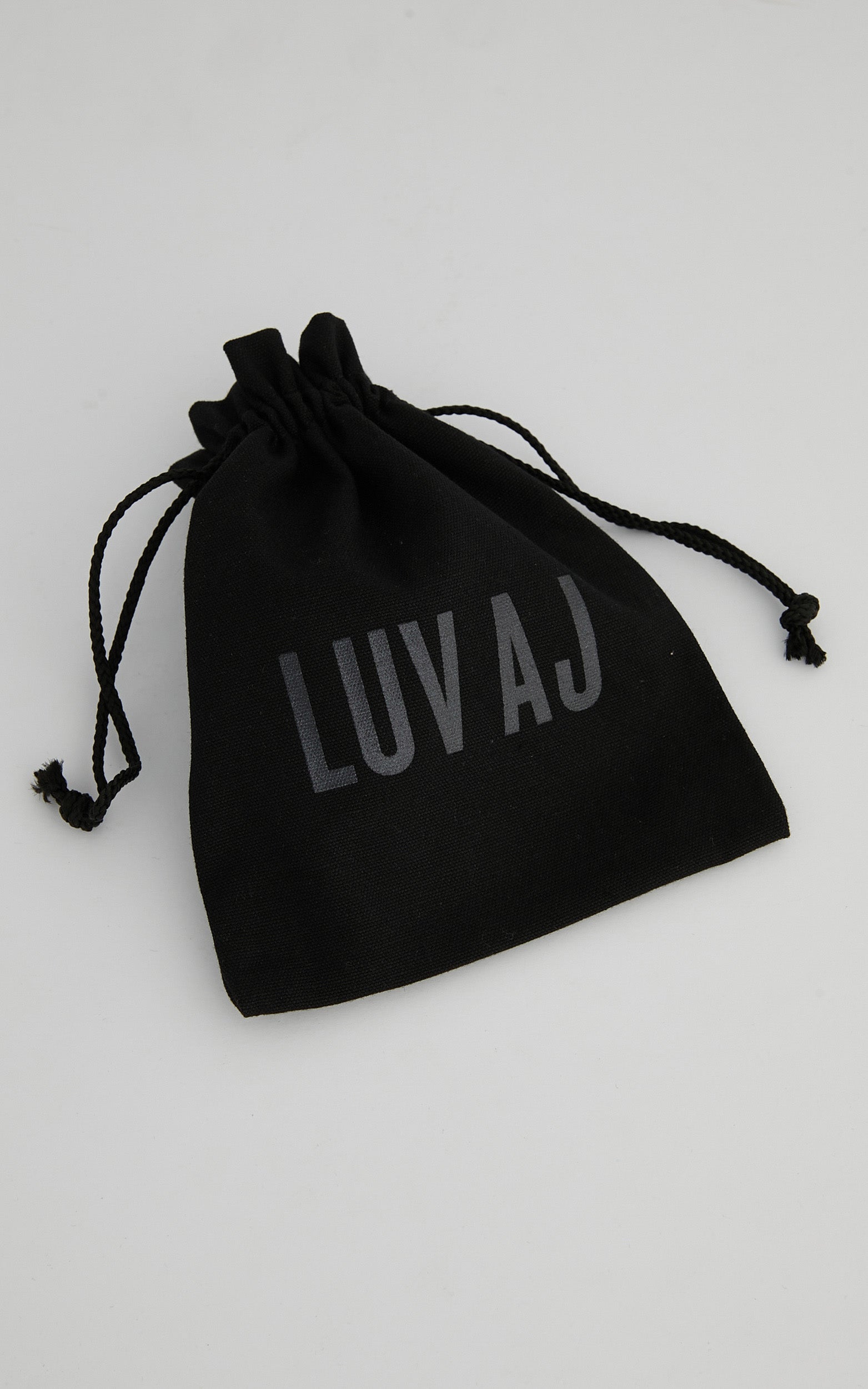 Luv AJ - XL Pave Chain Link Hoops in Gold