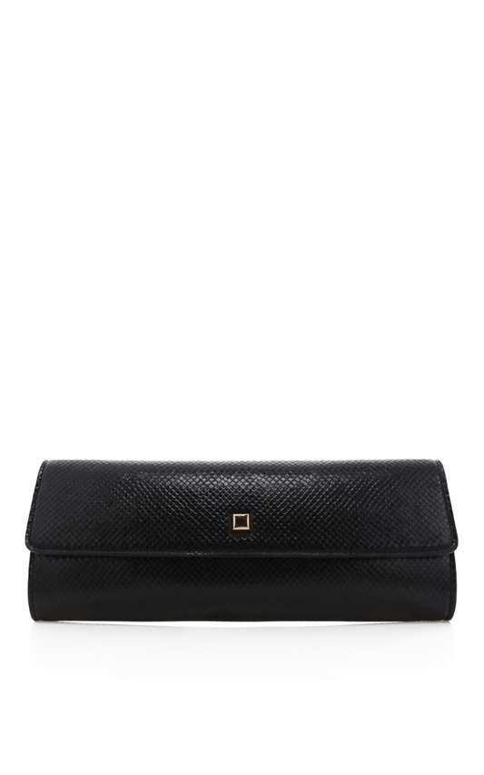 Billini - Maddison Clutch Bag in Black Scale