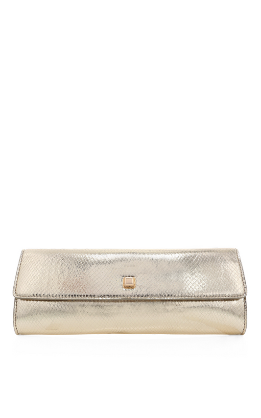 Billini - Maddison Clutch Bag in Gold Scale