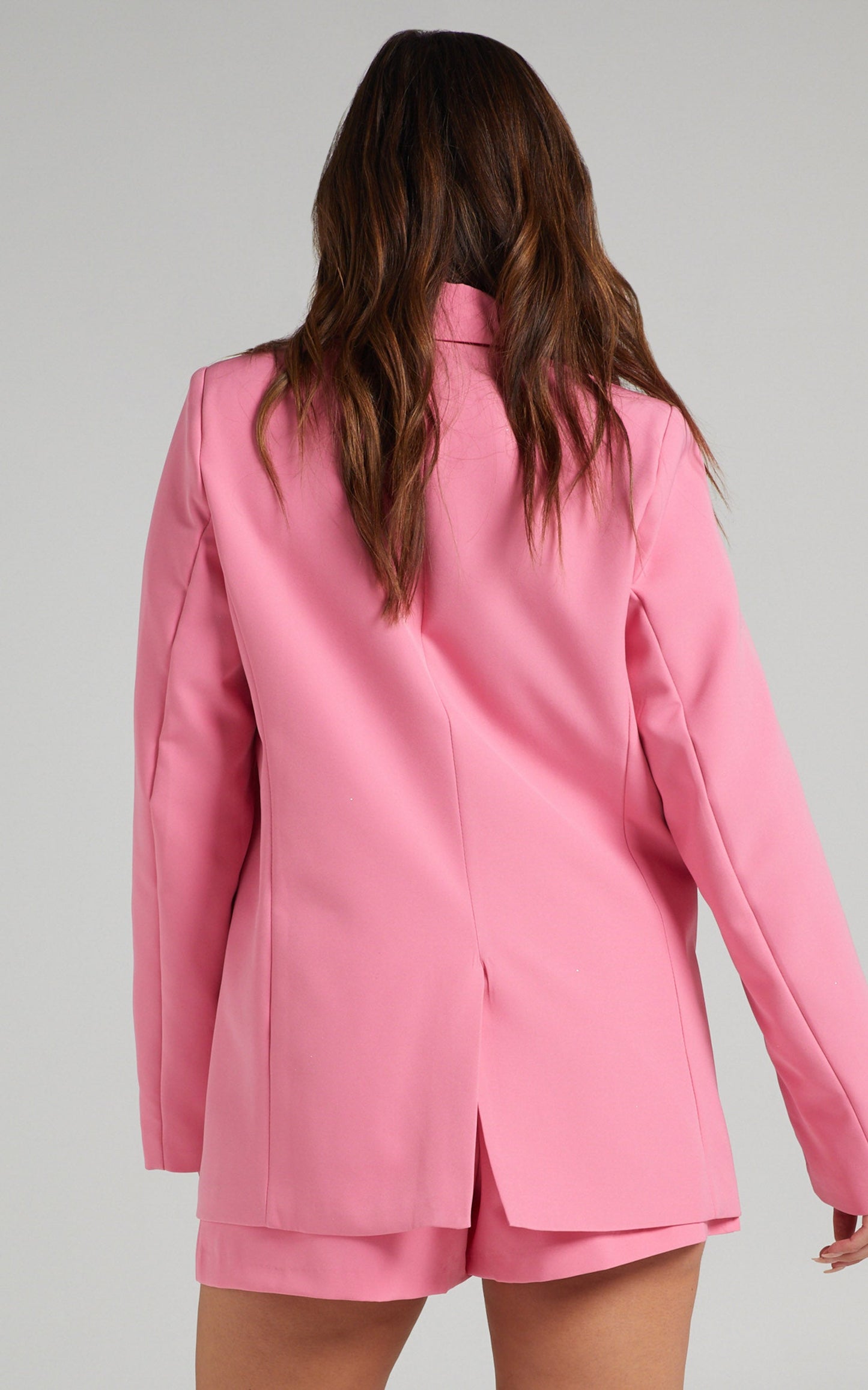 Ashesha Blazer - Tailored Suiting Blazer in Pink
