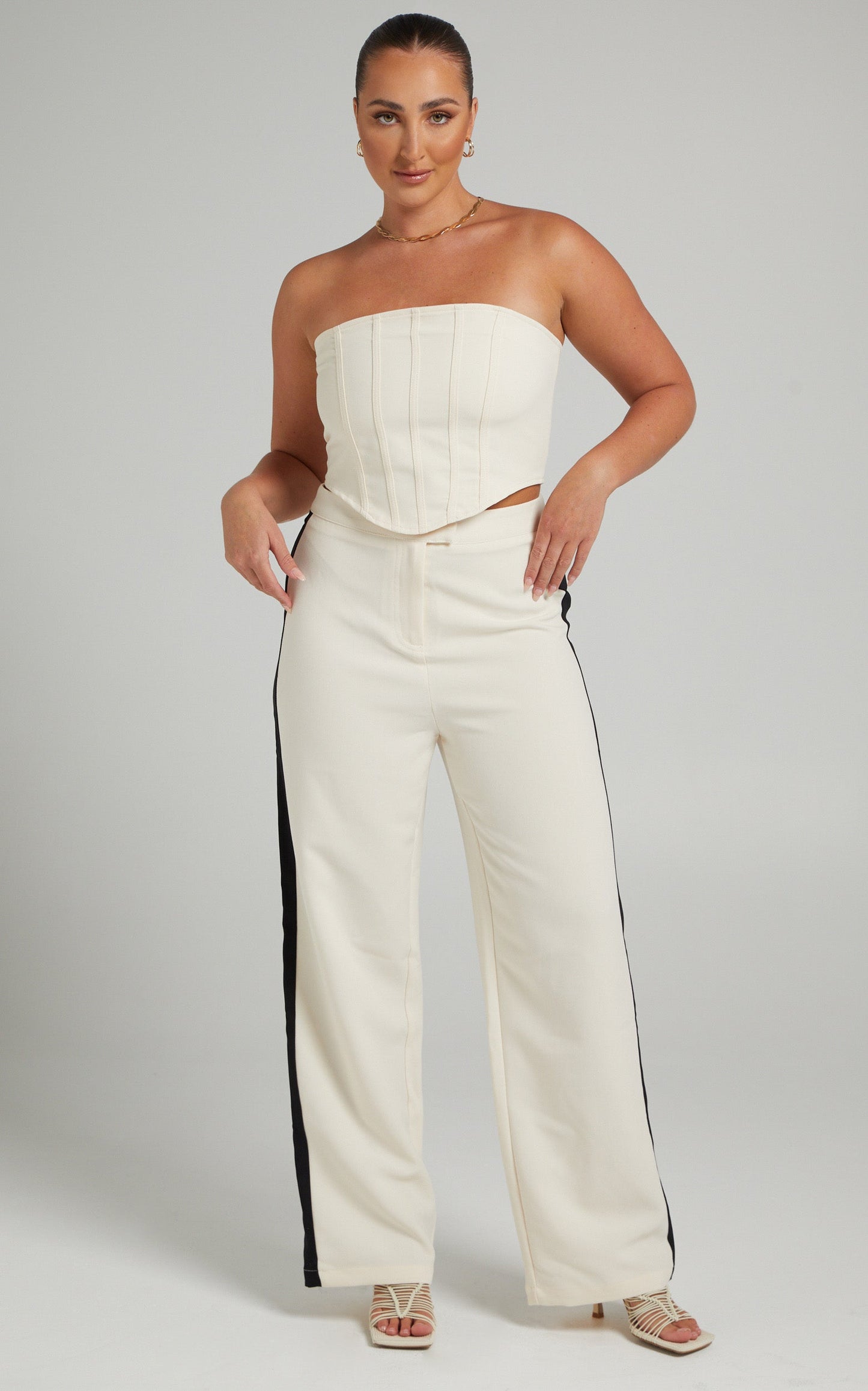 4th & Reckless - ELVERA TROUSER in Cream