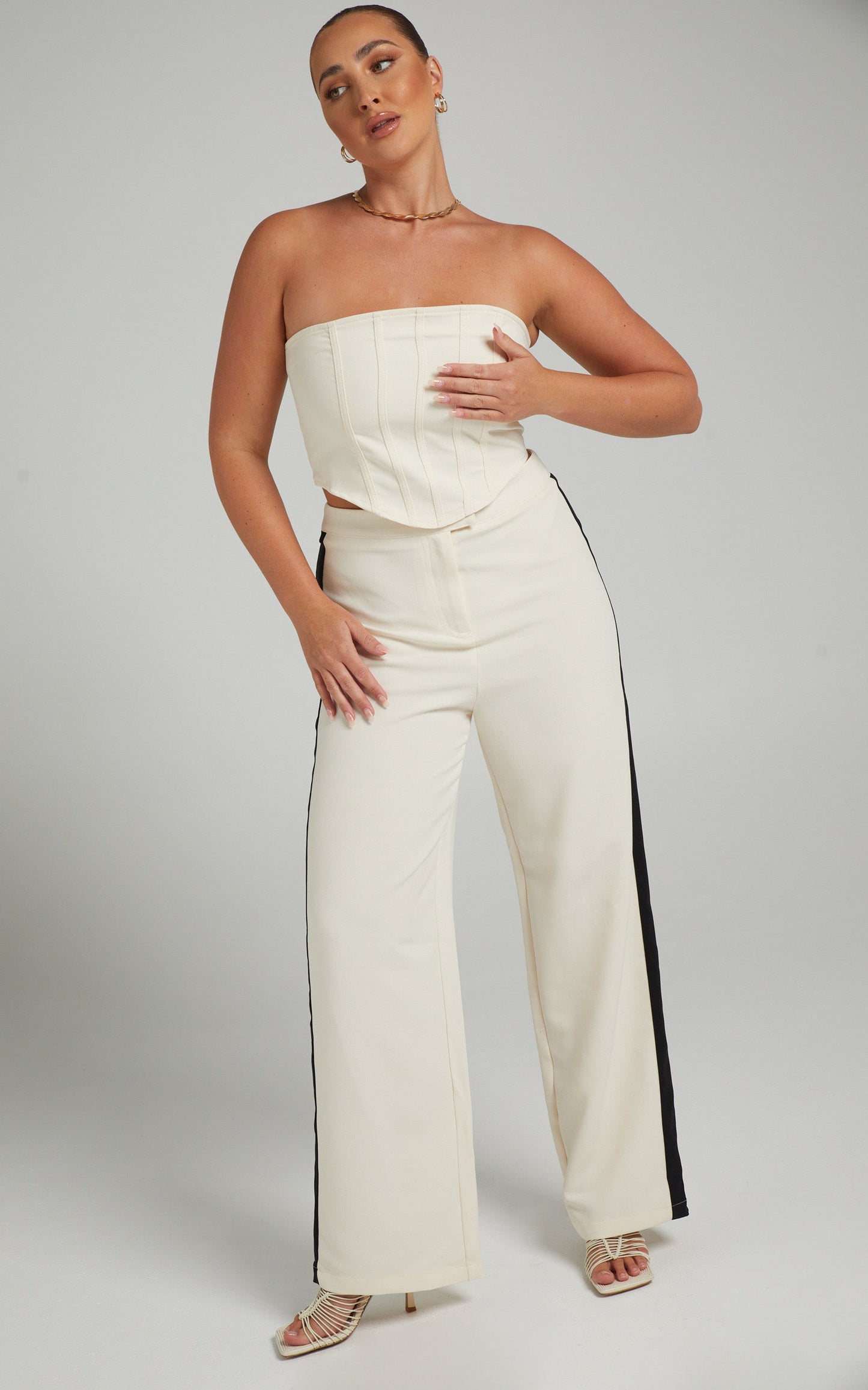 4th & Reckless - ELVERA TROUSER in Cream