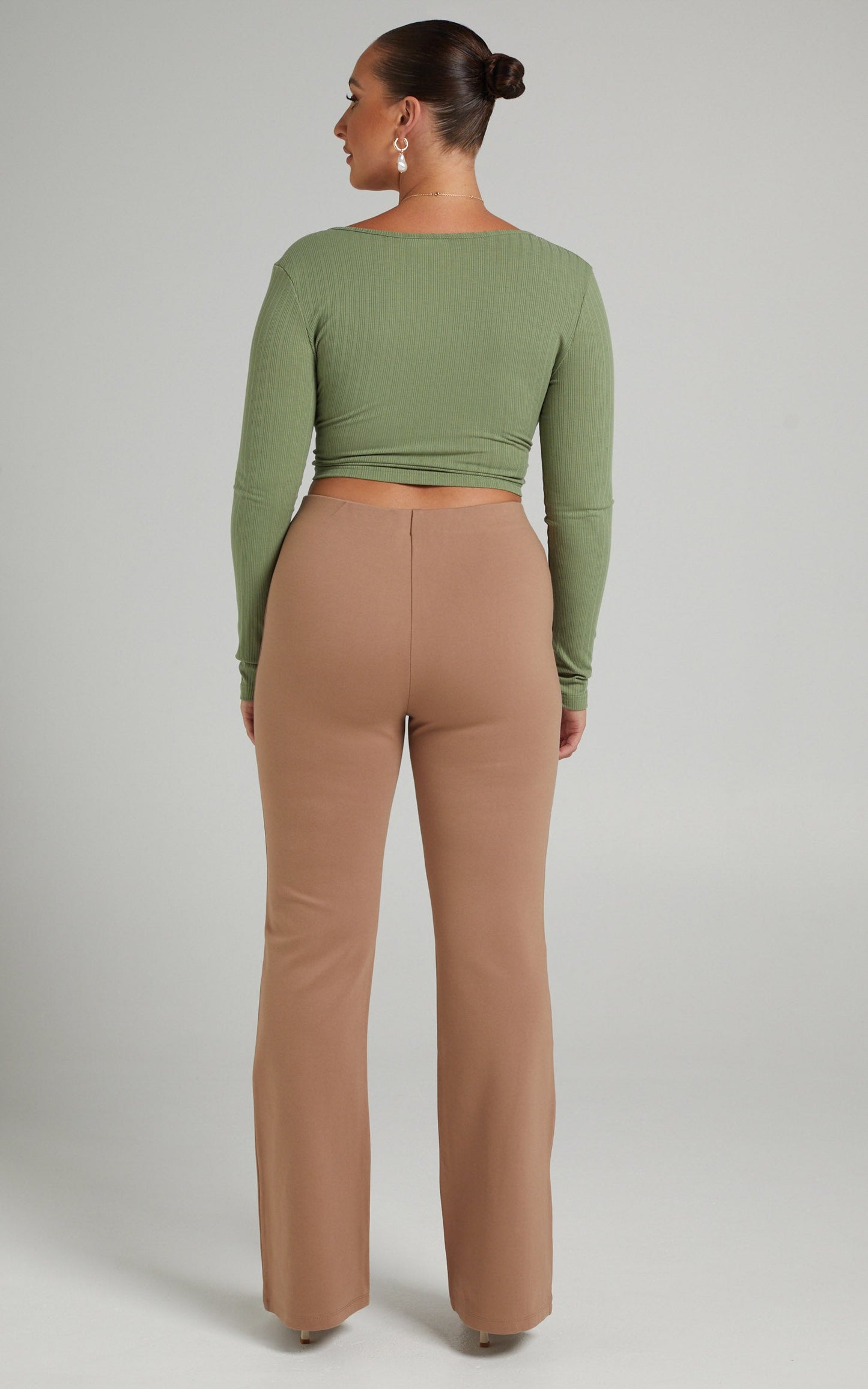 Margot Pants - Flared Pants in camel
