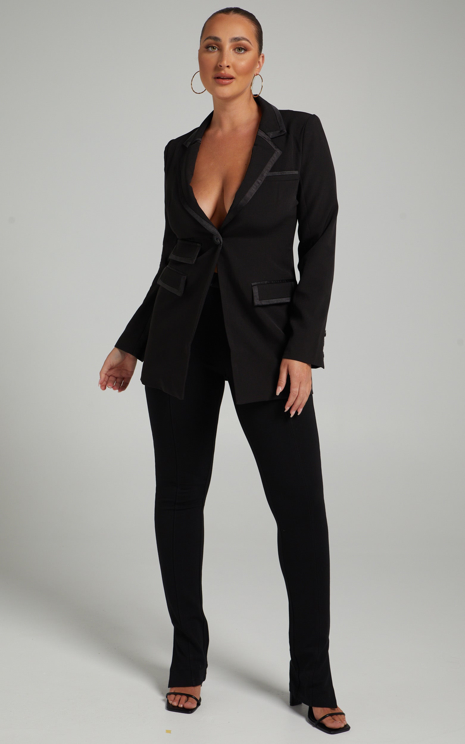4th & Reckless - BELLA BLAZER in Black