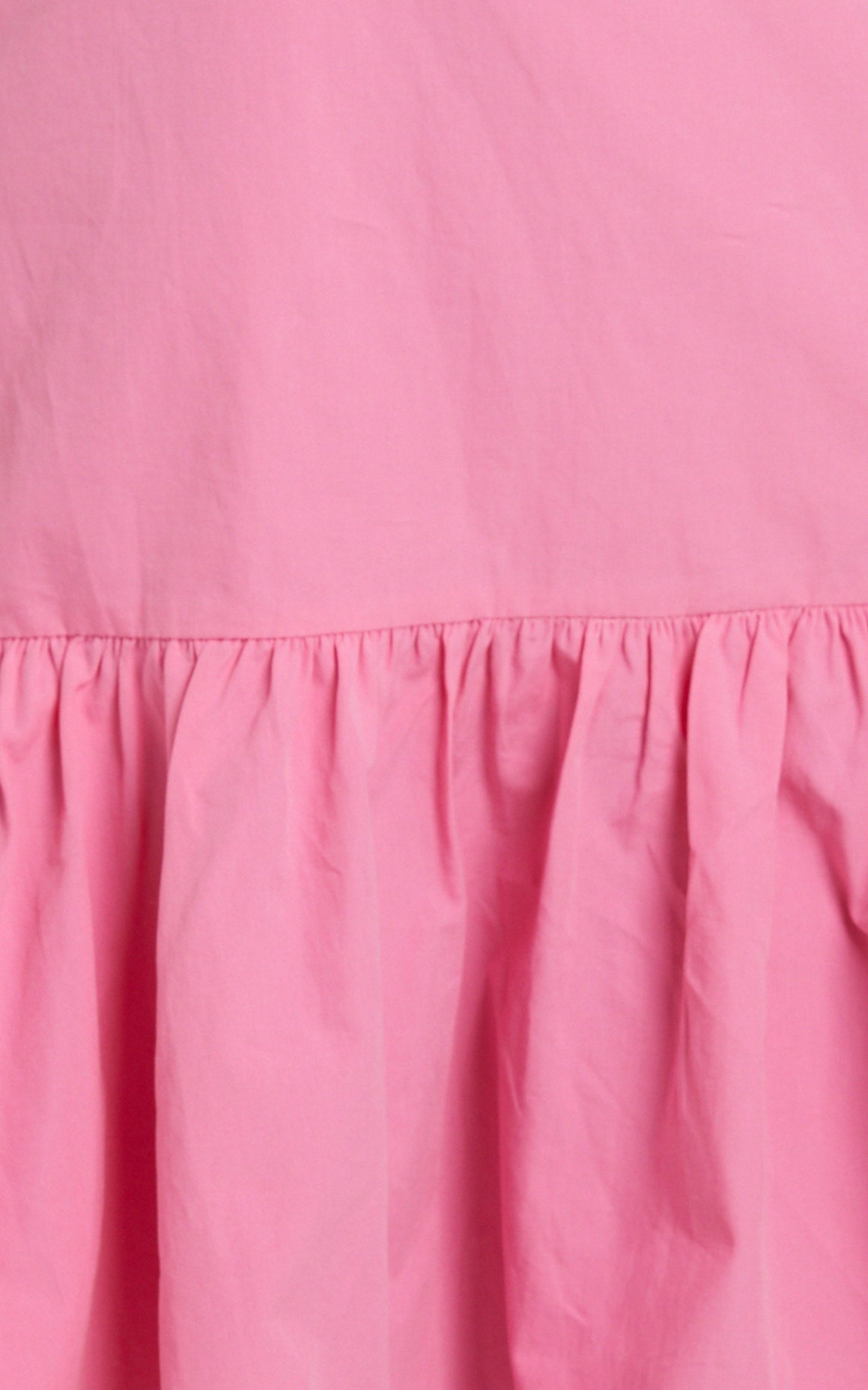 Brighton Mini Dress - Puff Sleeve Ruffle Dress in Bright Pink