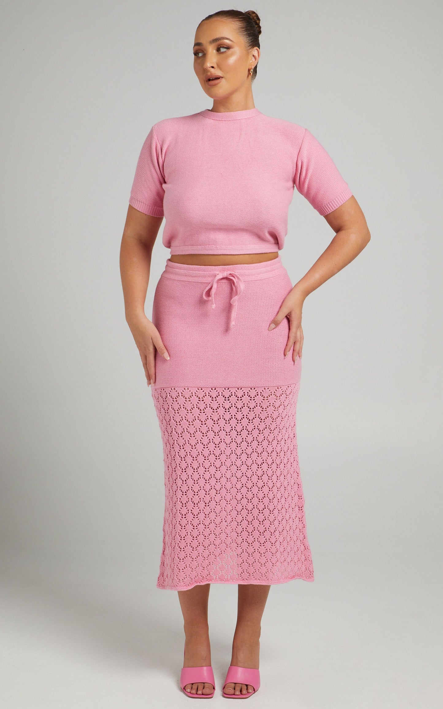 Rue Stiic - Elina Knit Top in Pink