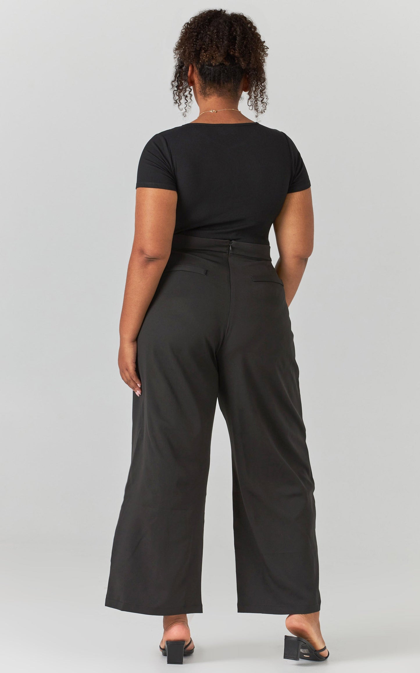 Miss Gold Pants in Black