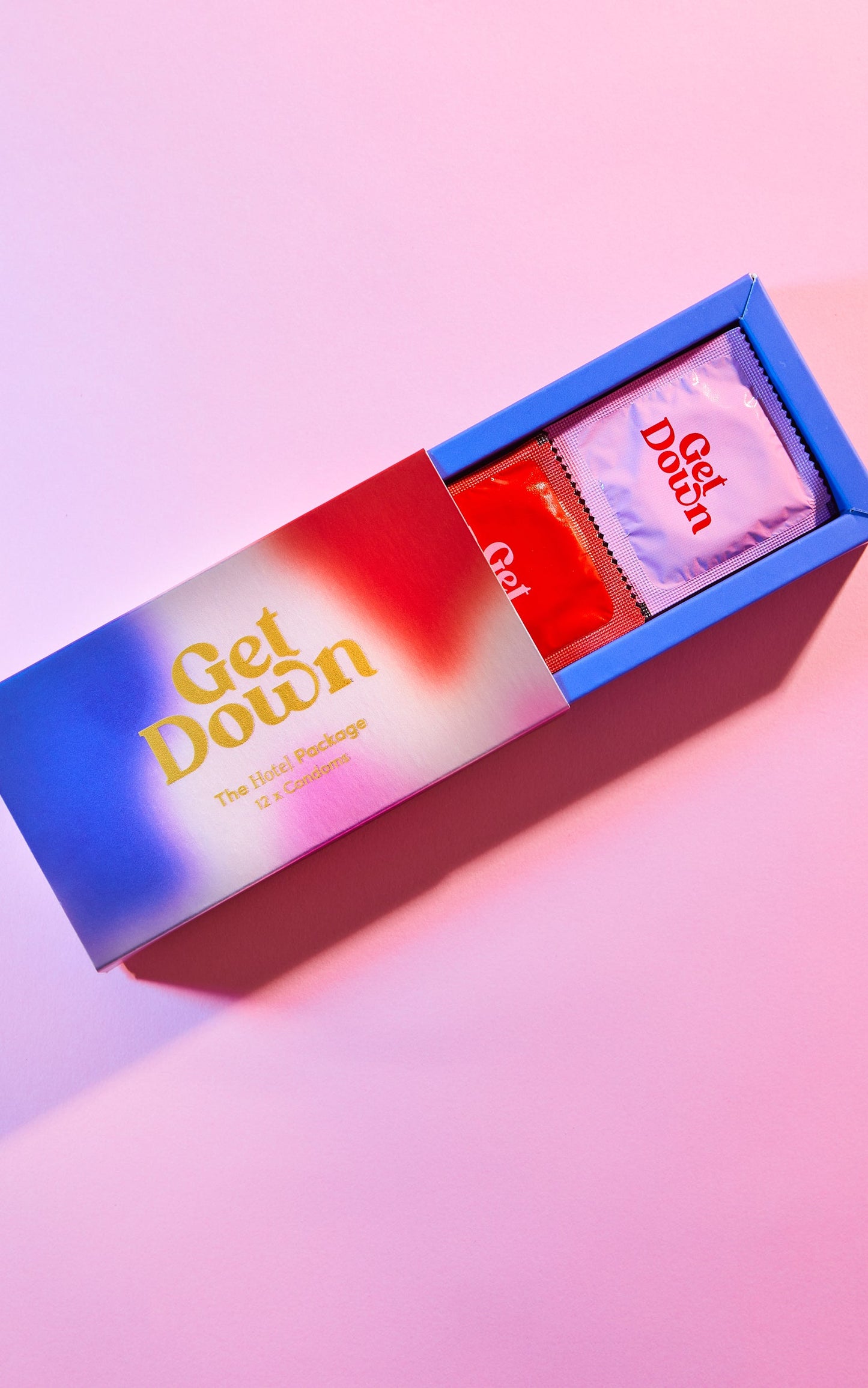 GET DOWN - THE HOTEL 12 Pack in Pink/Red
