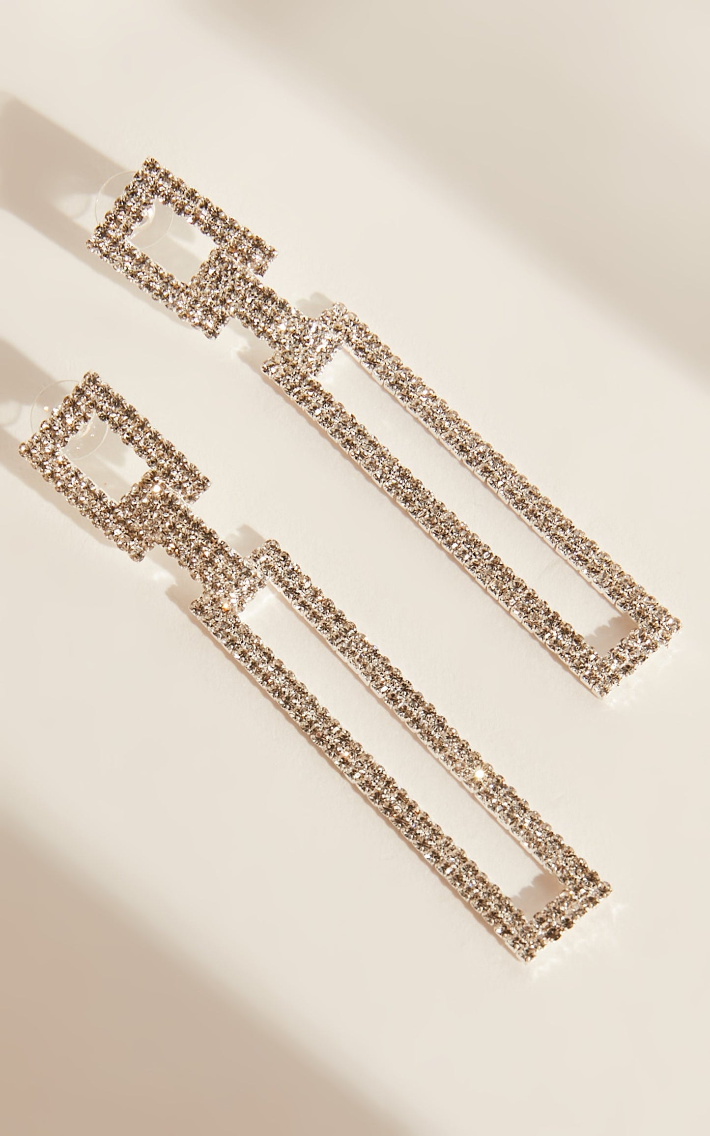 Maffey Earrings in Diamante