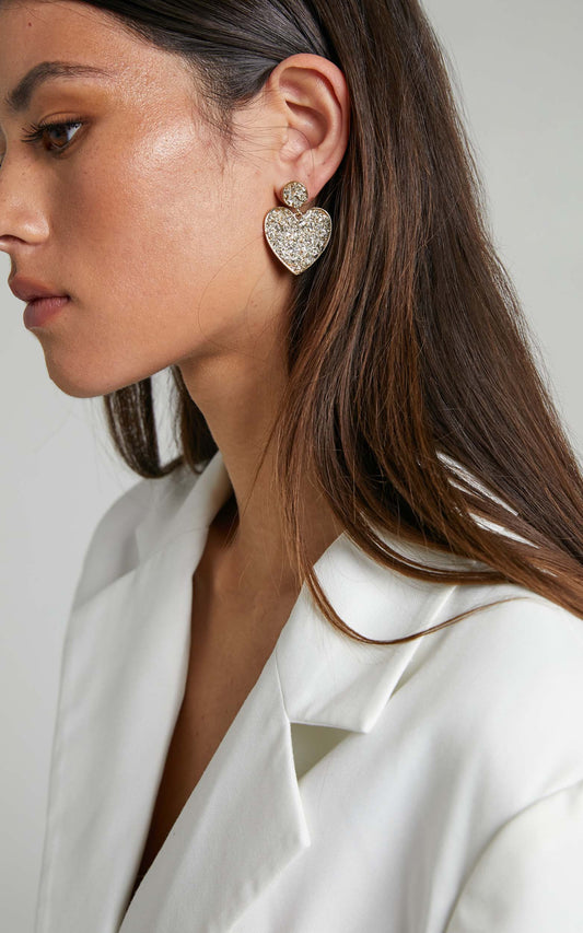 Mailene Drop Earrings in Gold