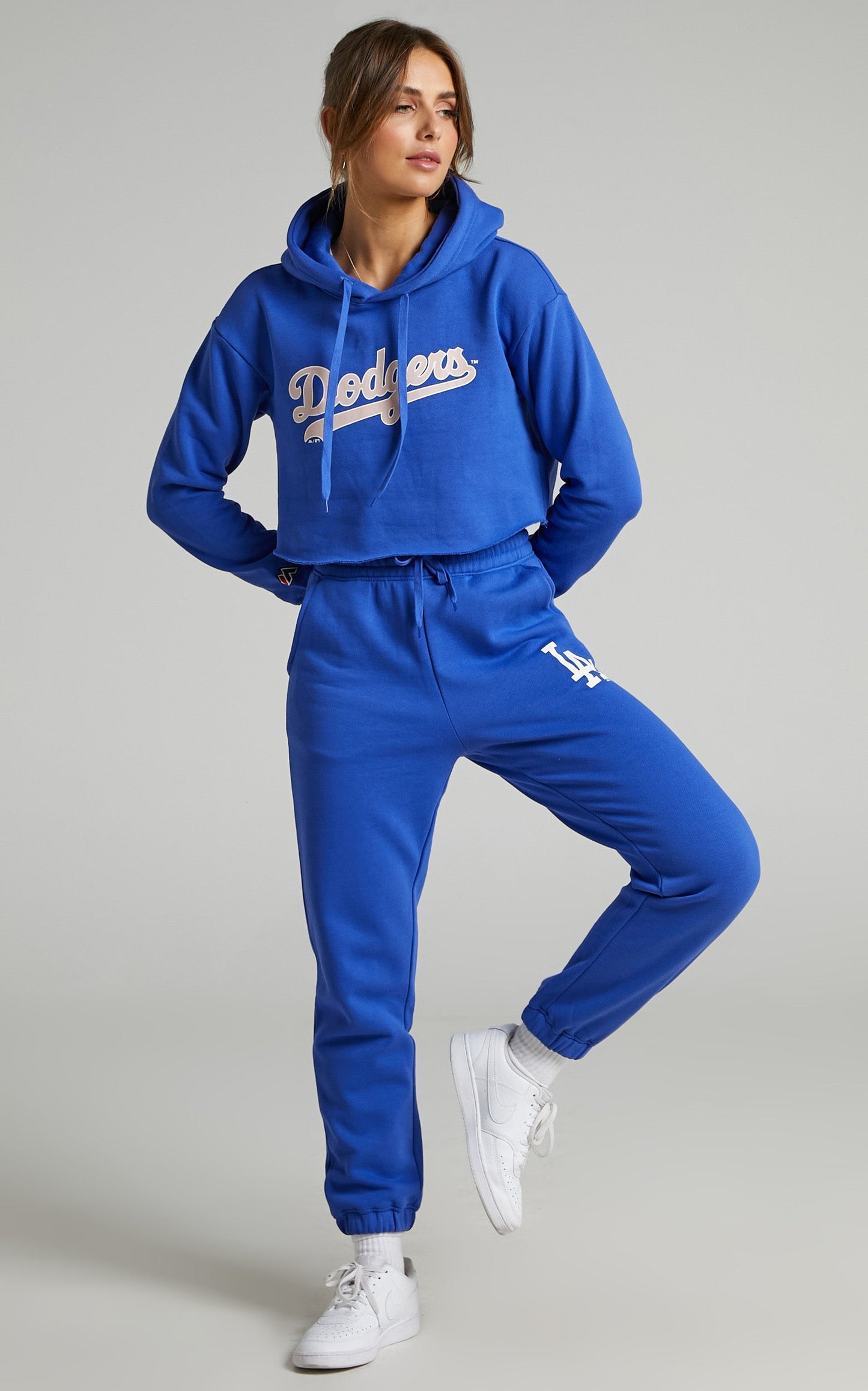 Majestic - Chop Woodmark LA Dodgers Hoody in Dazzling Blue
