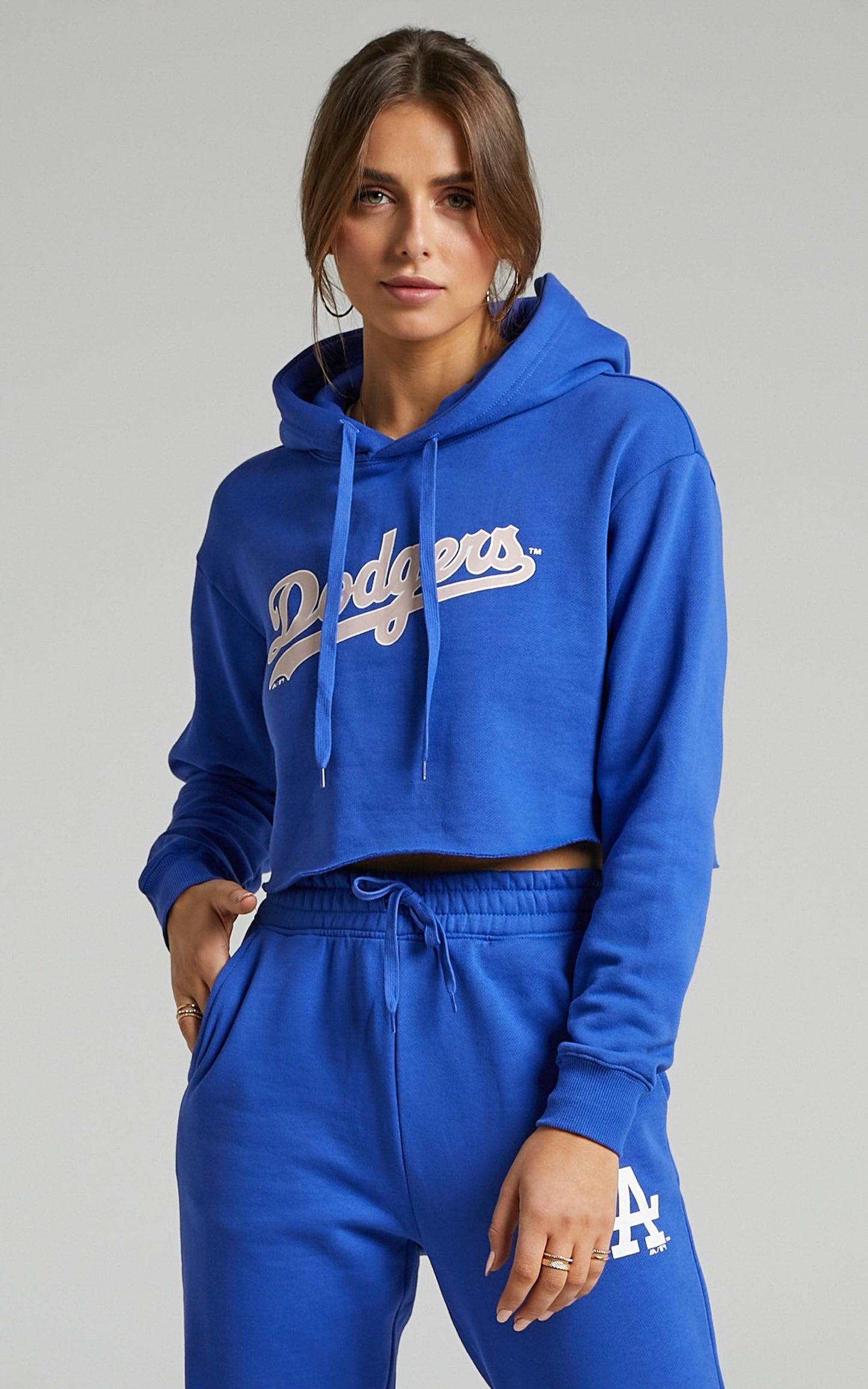 Majestic - Chop Woodmark LA Dodgers Hoody in Dazzling Blue