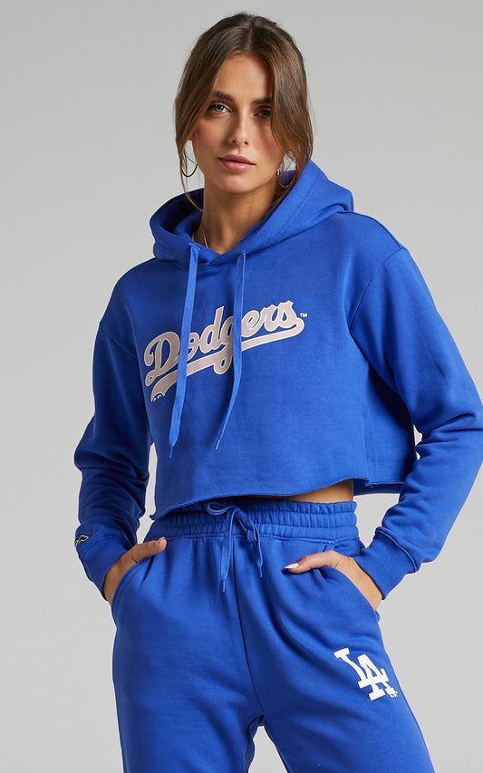 Majestic - Chop Woodmark LA Dodgers Hoody in Dazzling Blue