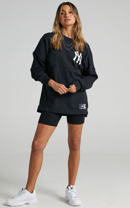 Majestic - New York Yankees Rando LS Tee in Black