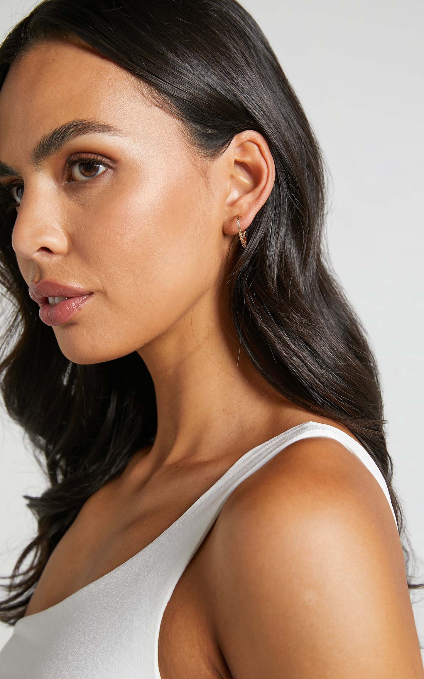 Manith Hoop Earrings Set - Pack of 5 in Gold and Silver