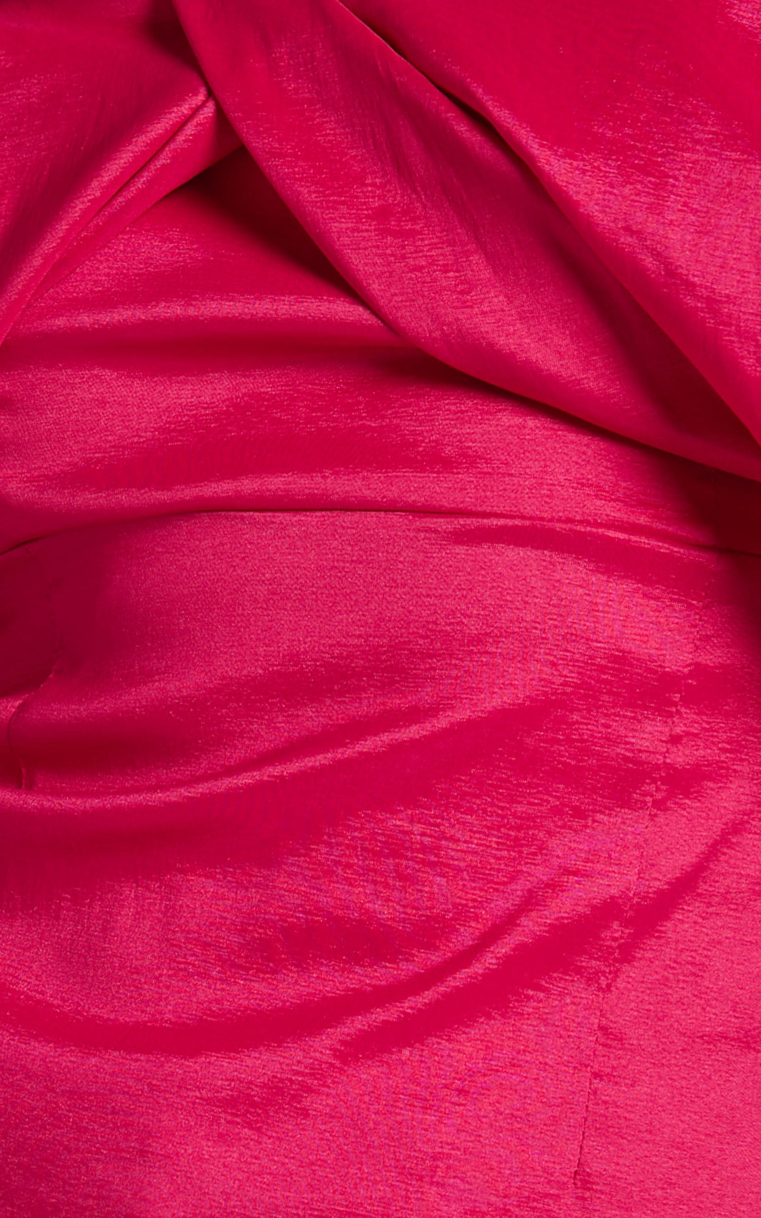 Marie Top - Off Shoulder Short Puff Sleeve in Hot Pink