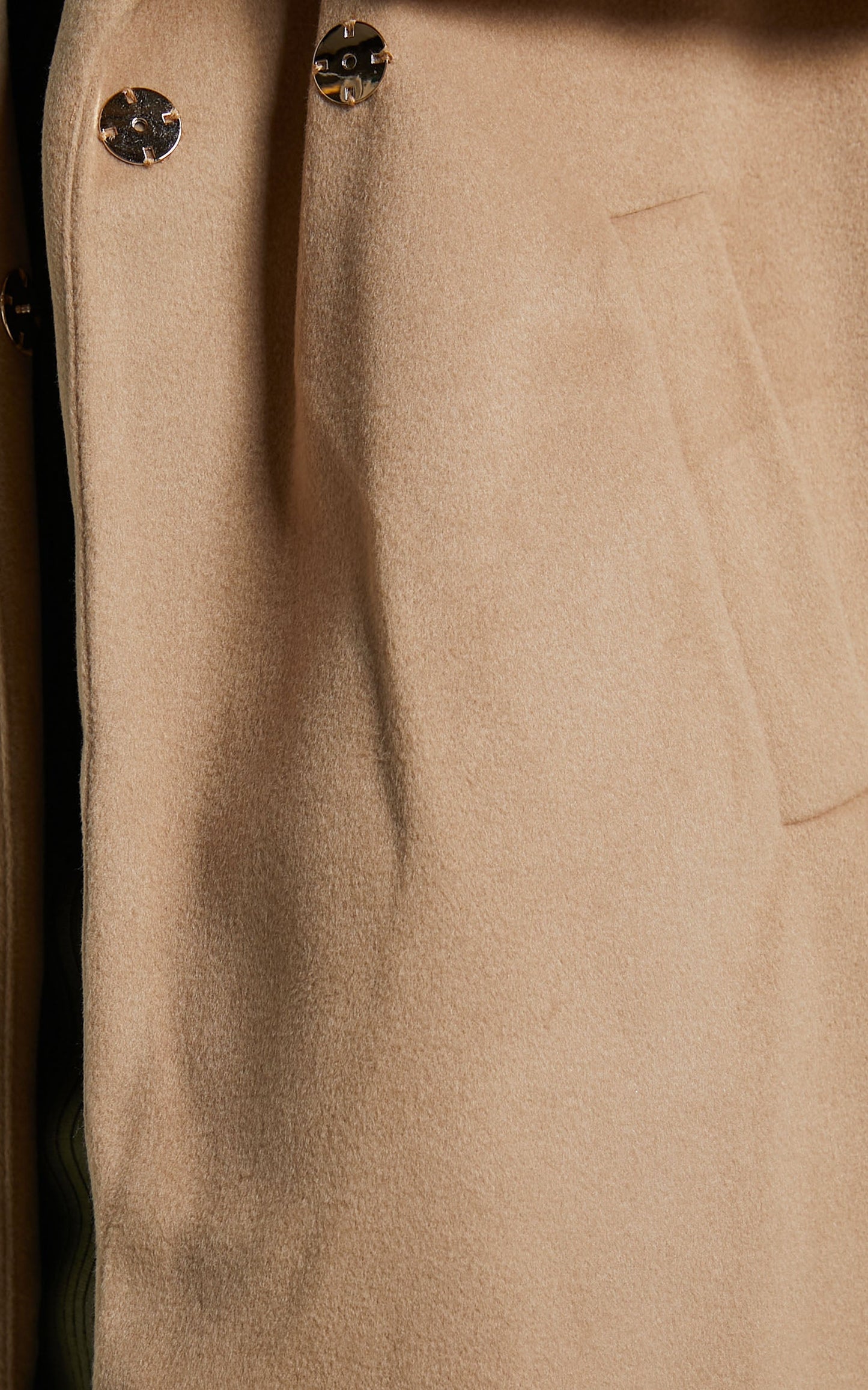 Mariles Coat - Belted Wrap Coat in Camel