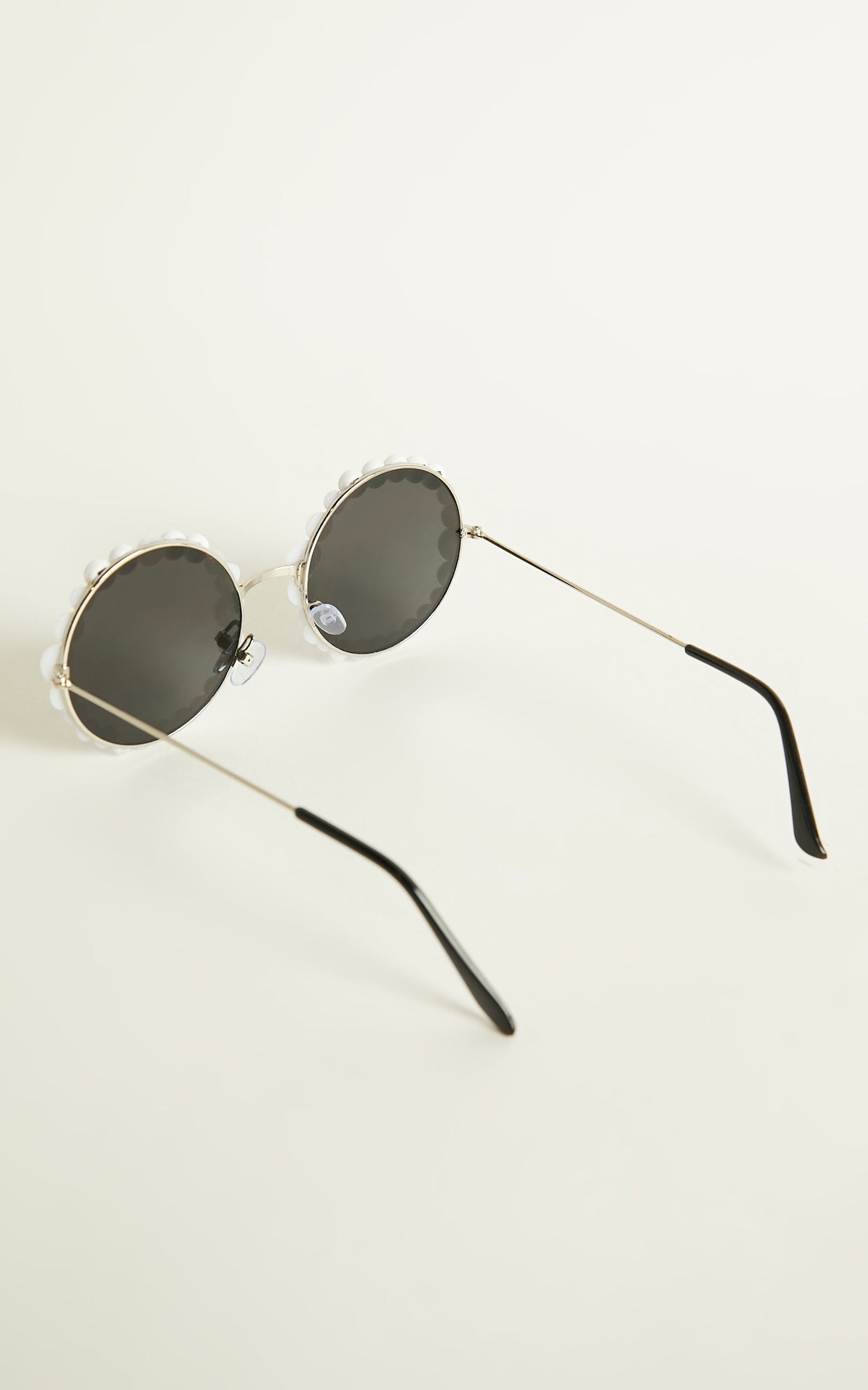 Marni Round Pearl Sunglasses in White Pearl