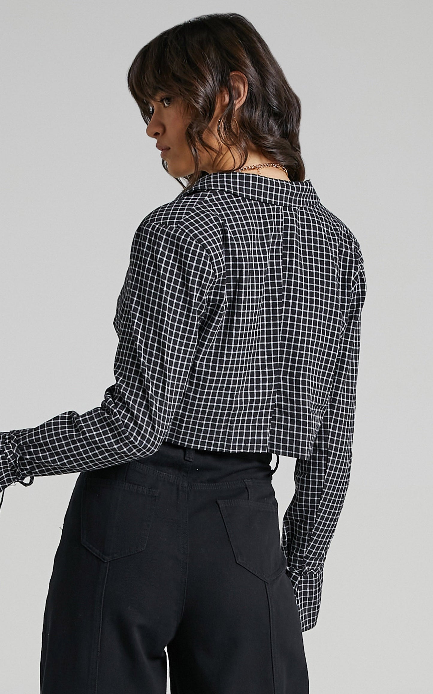 Maude Blazer in Black Check