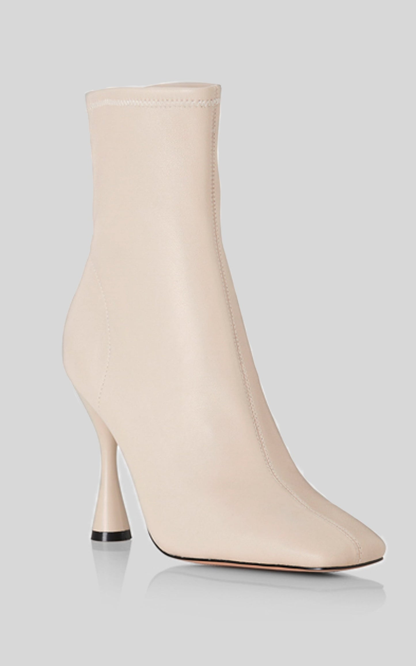 Alias Mae - Meika Boots in Cream Stretch