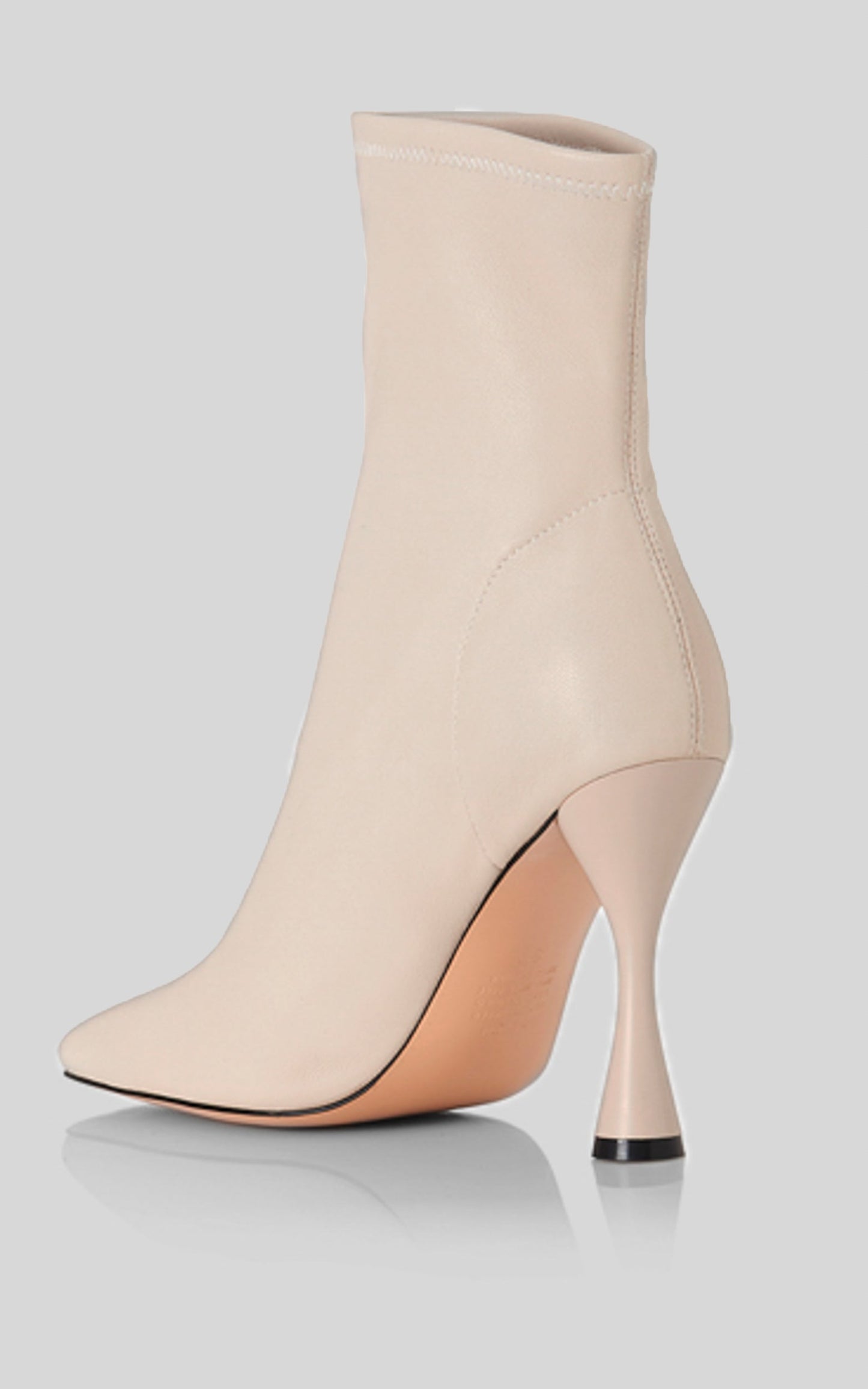 Alias Mae - Meika Boots in Cream Stretch