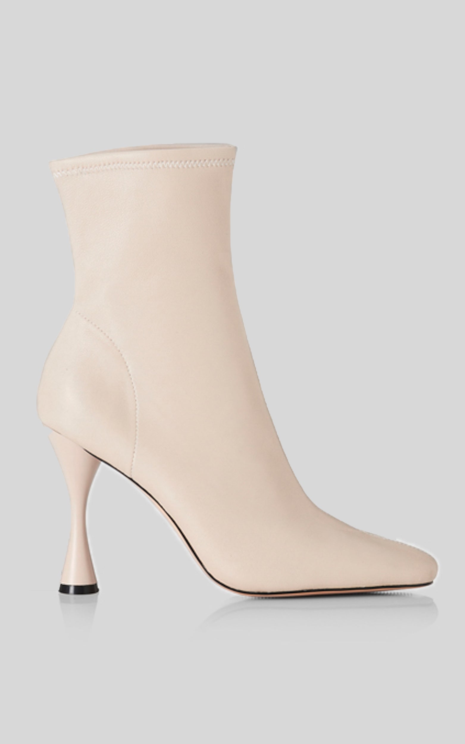 Alias Mae - Meika Boots in Cream Stretch