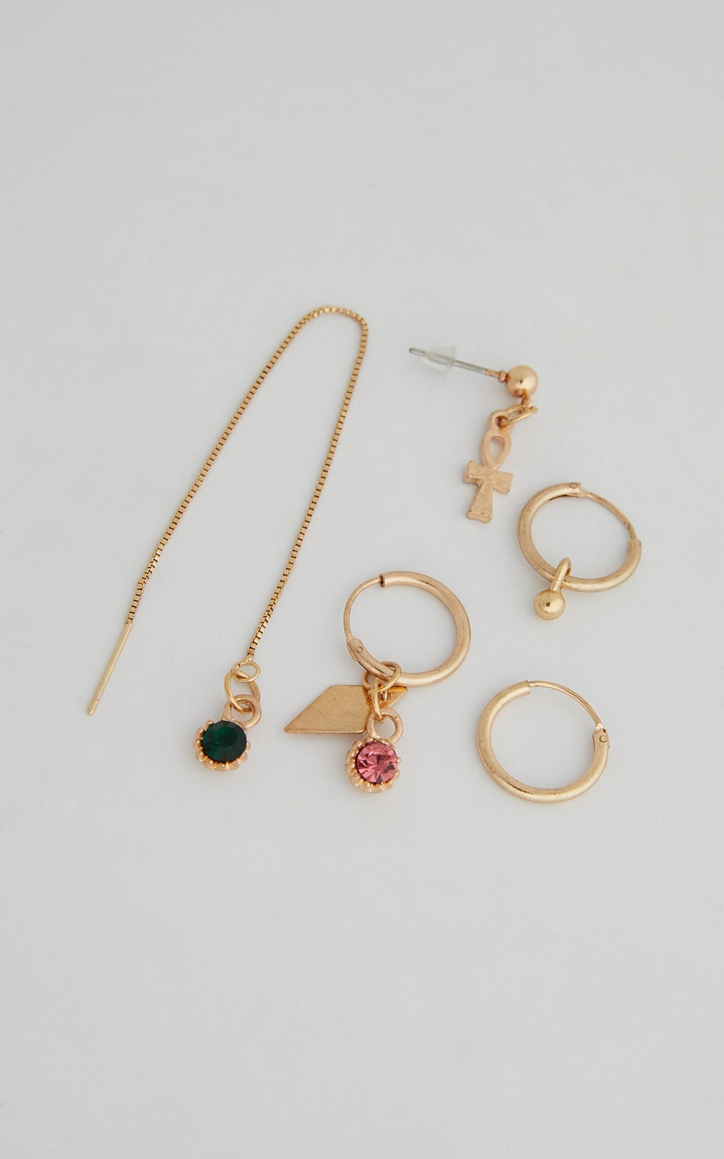 Melinoe 5 piece Earring Set in Gold