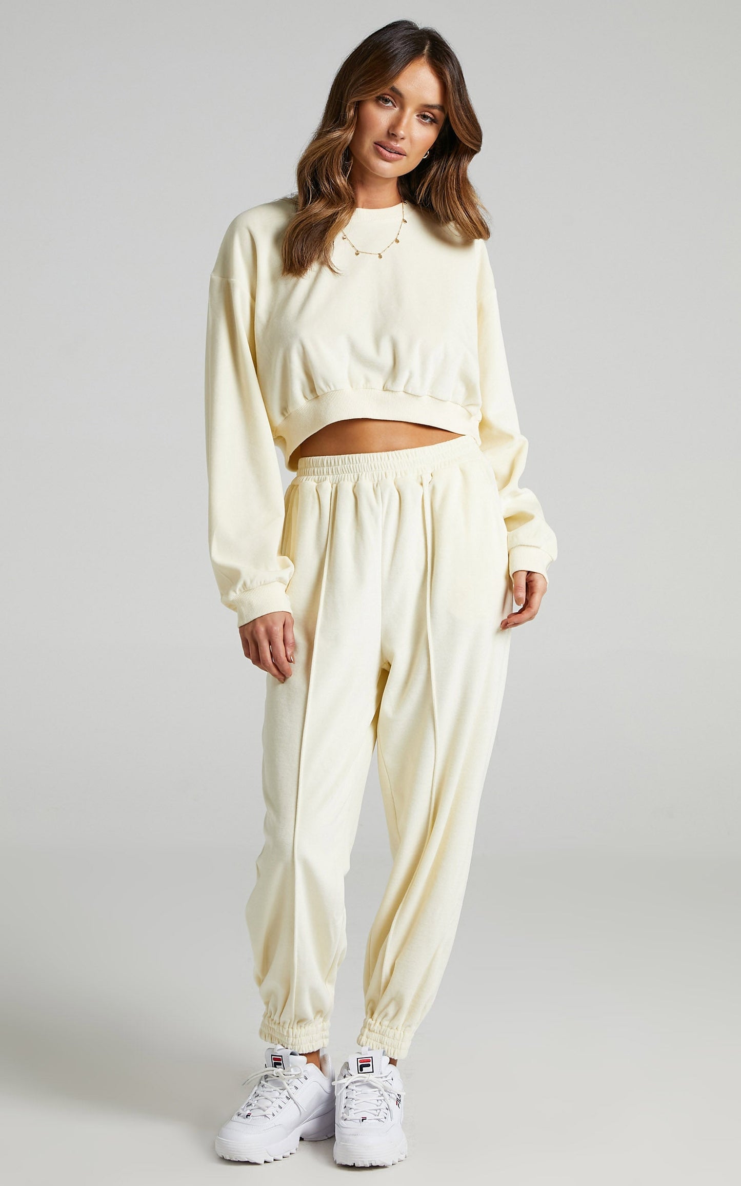 Merrick Sweat Pants in Cream