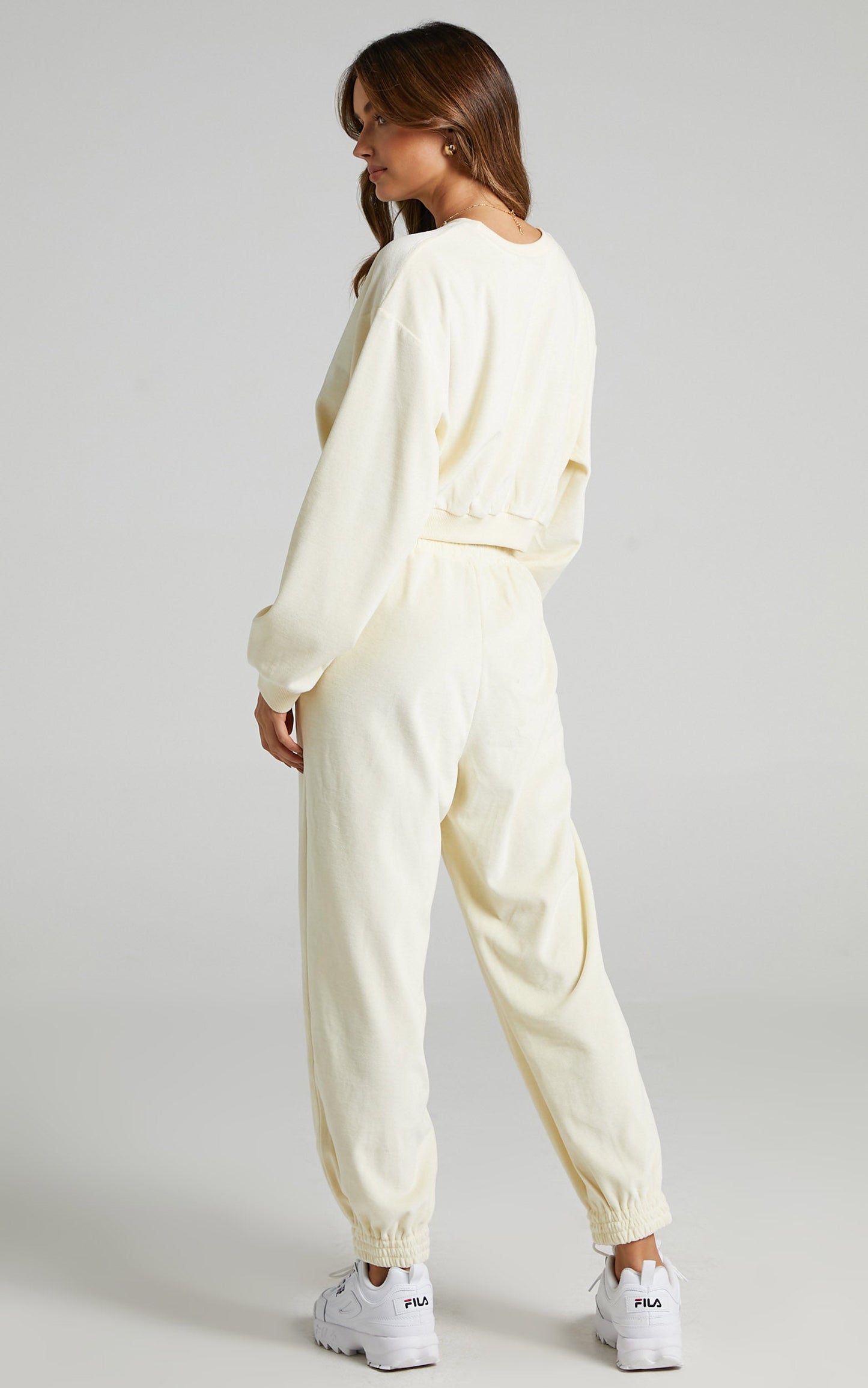 Merrick Sweat Pants in Cream