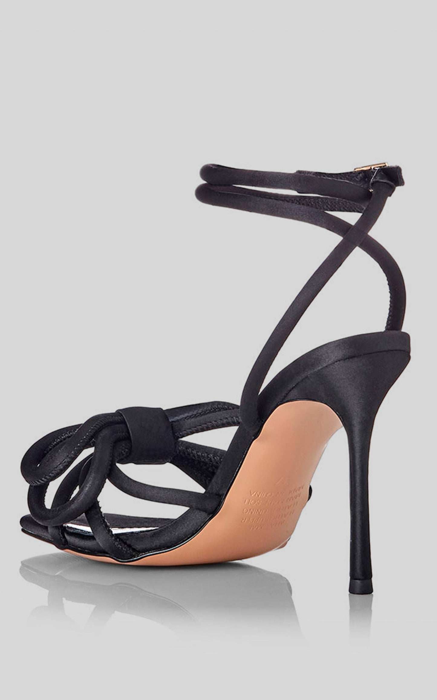 Alias Mae - Mietta Heels in Black Satin