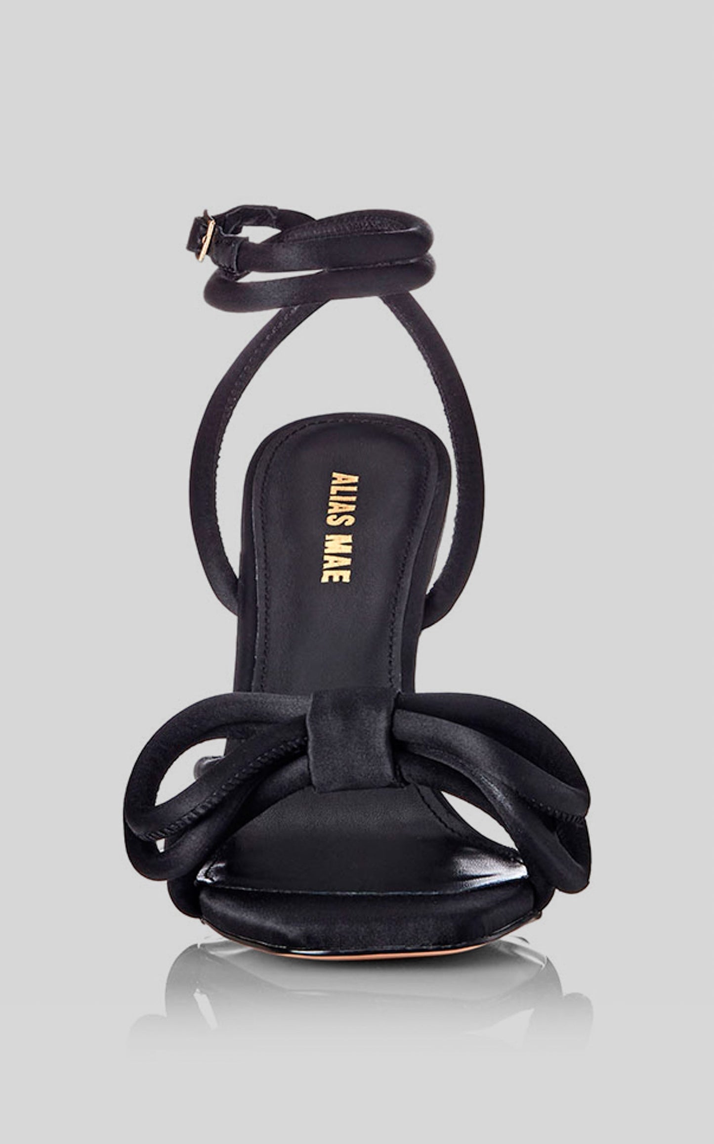 Alias Mae - Mietta Heels in Black Satin