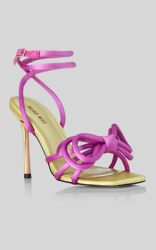 Alias Mae - Mietta Heels in Citrine Satin