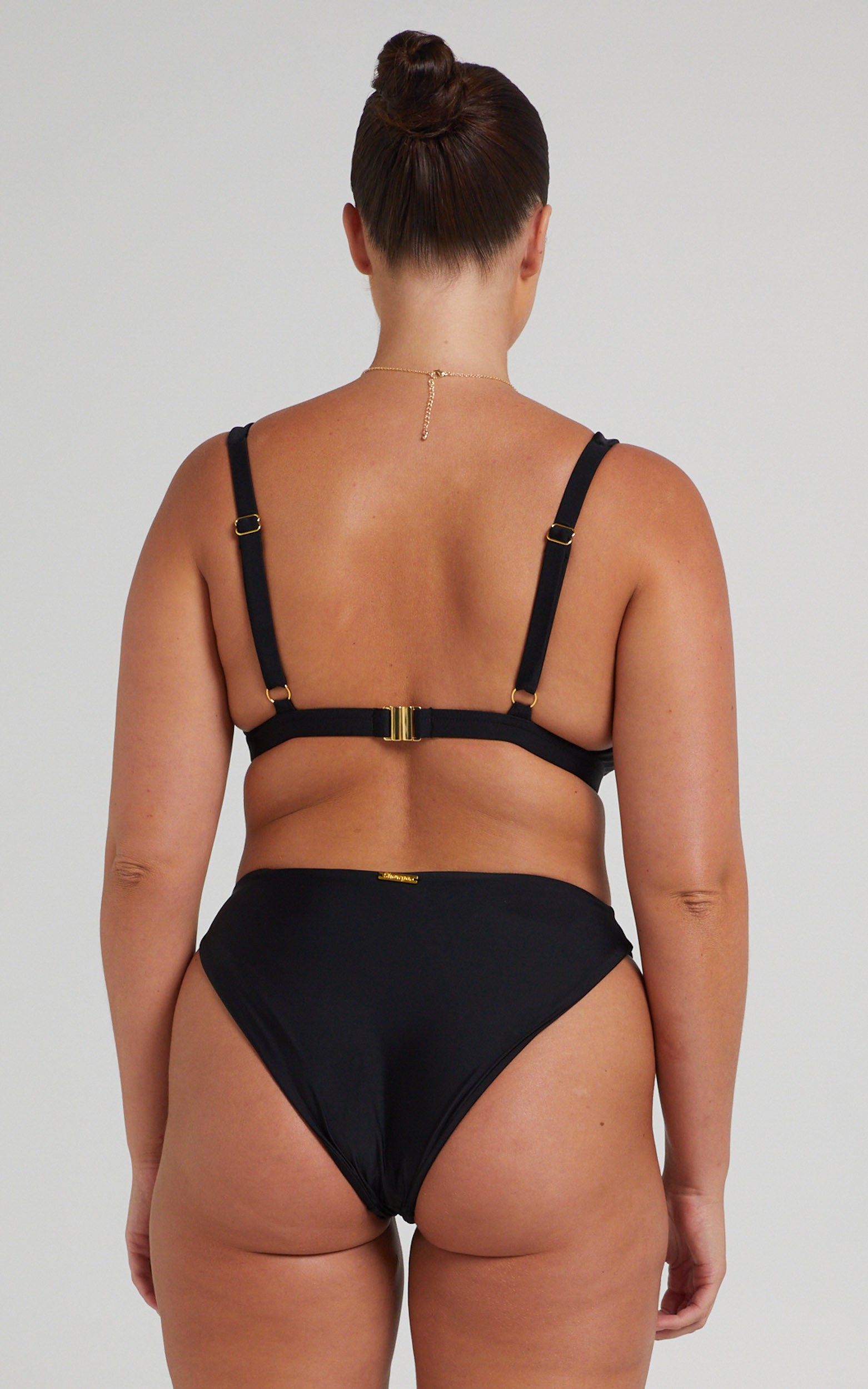 Coventina Triangle Bikini Top in Black