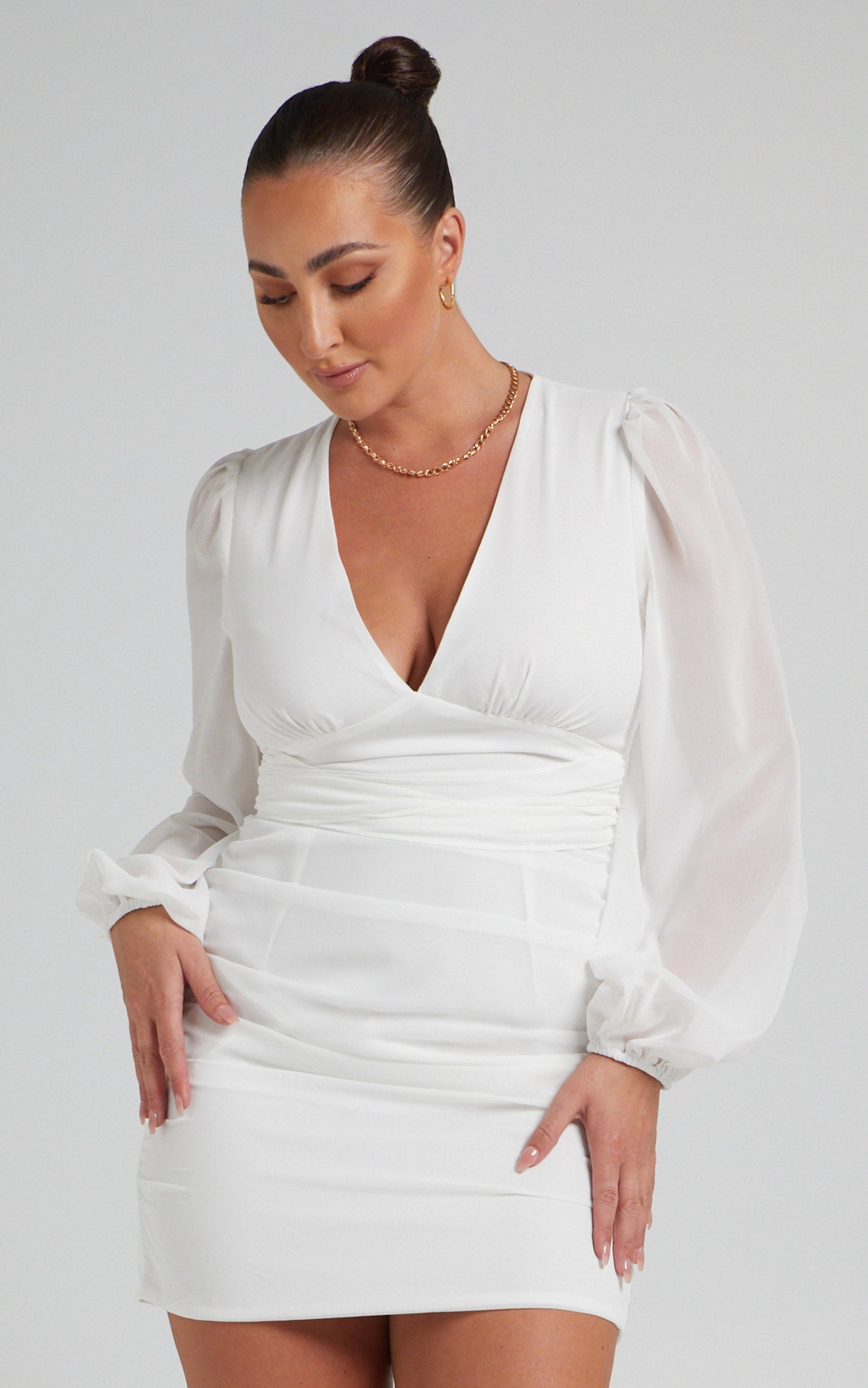 Party Just For Fun Dress in White