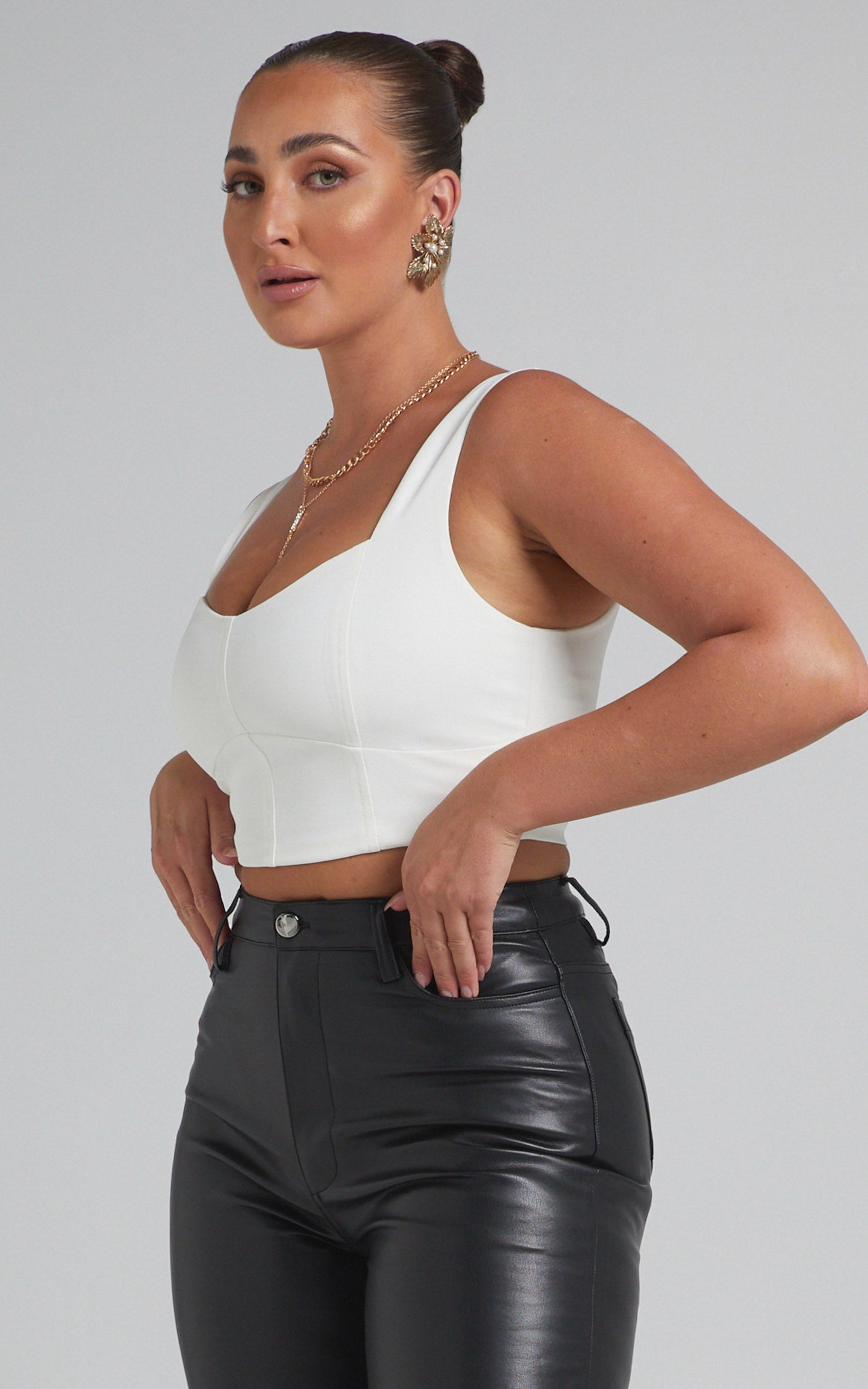 Livienne Crop in Cream