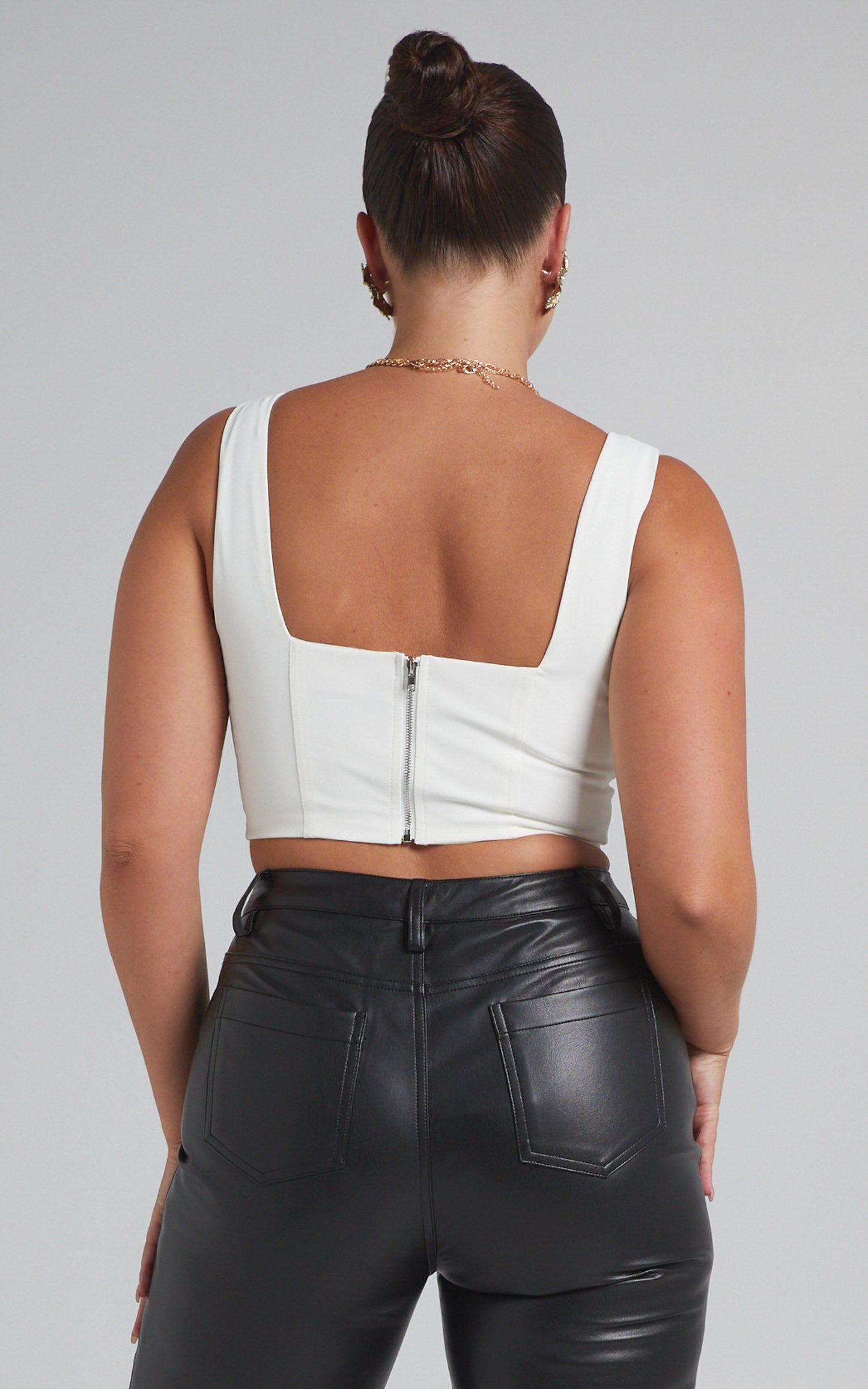 Livienne Crop in Cream