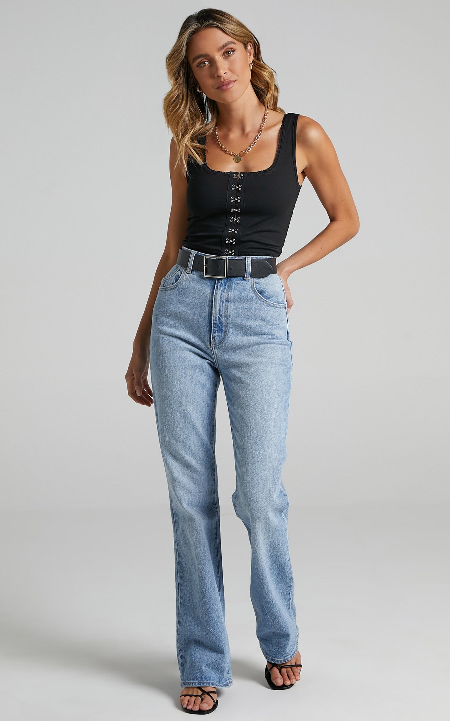 Milagros Top in Black