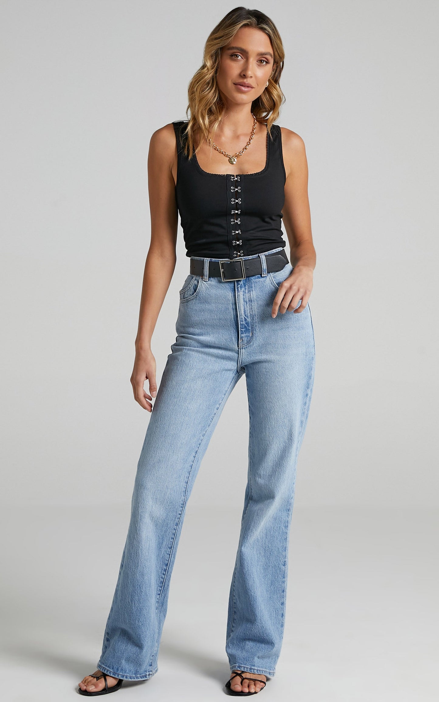 Milagros Top in Black