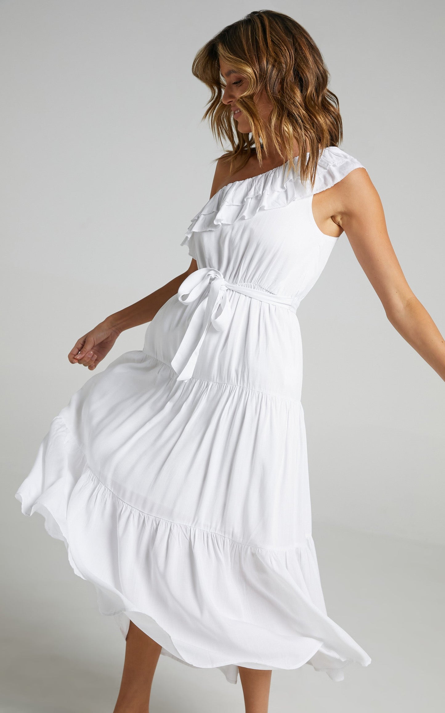 Mimosa Dress in White