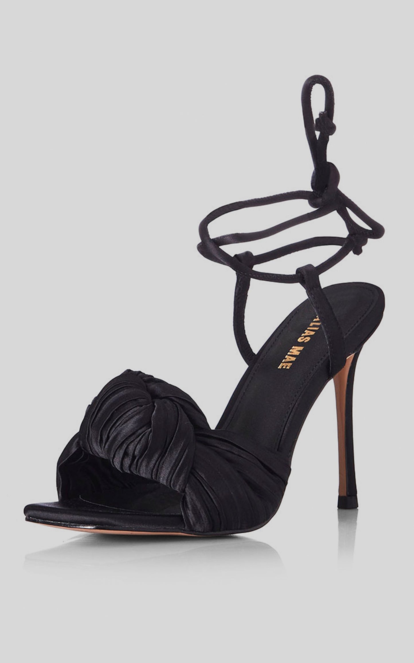 Alias Mae - Mina Heels in Black Satin