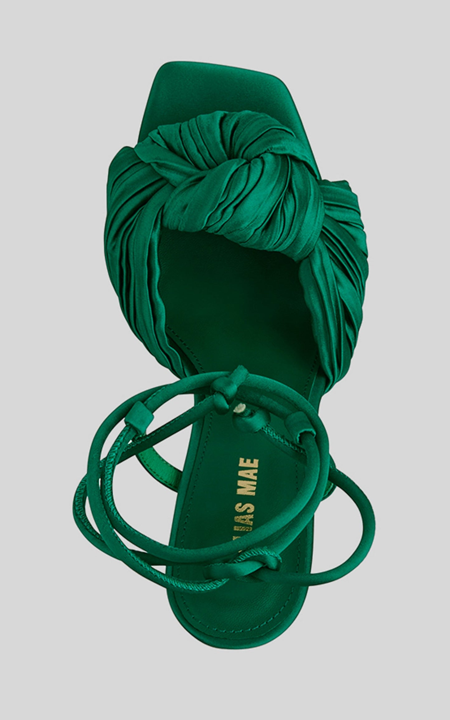 Alias Mae - Mina Heels in Emerald Satin